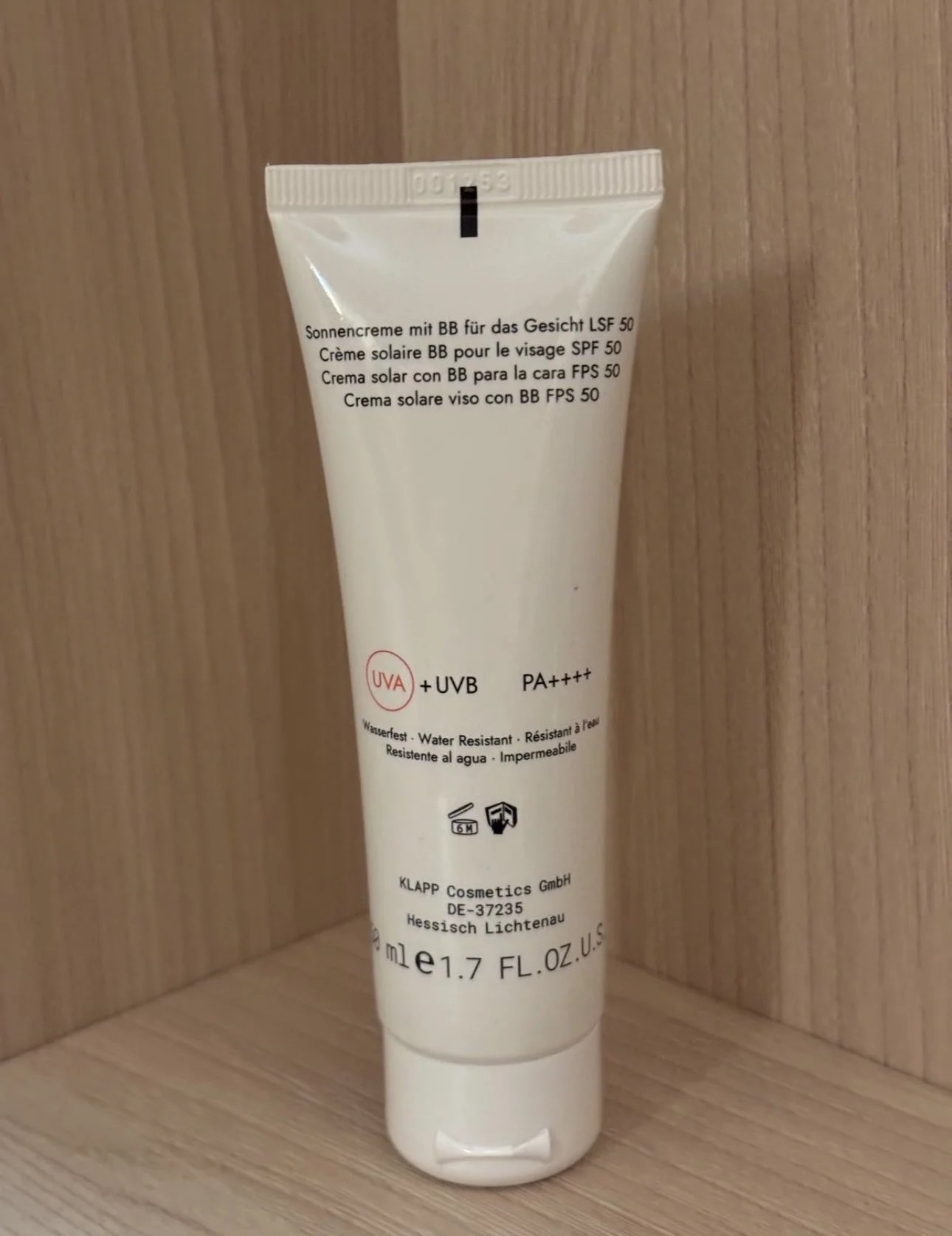Солнцезащитный крем для лица bb facial 50 KLAPP - миниатюра 3