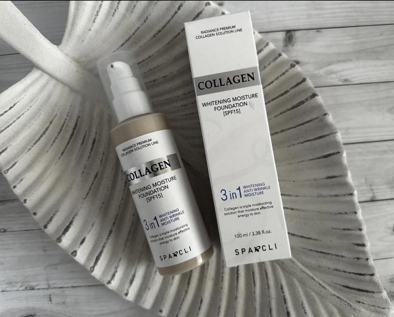 Новый тональный крем для лица матовый collagen 21 - миниатюра 2