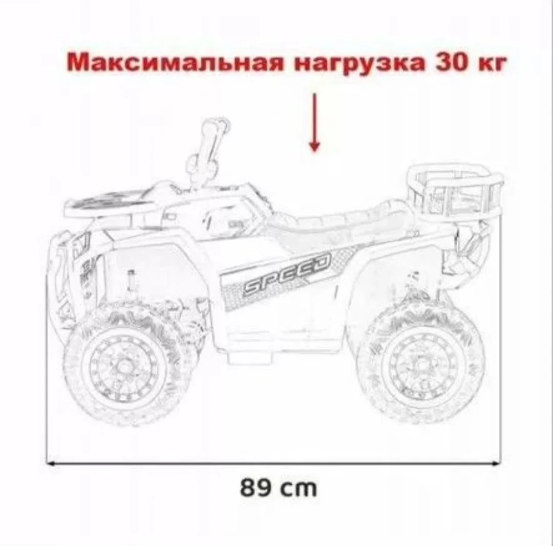 Детский электромобиль квадроцикл - миниатюра 2