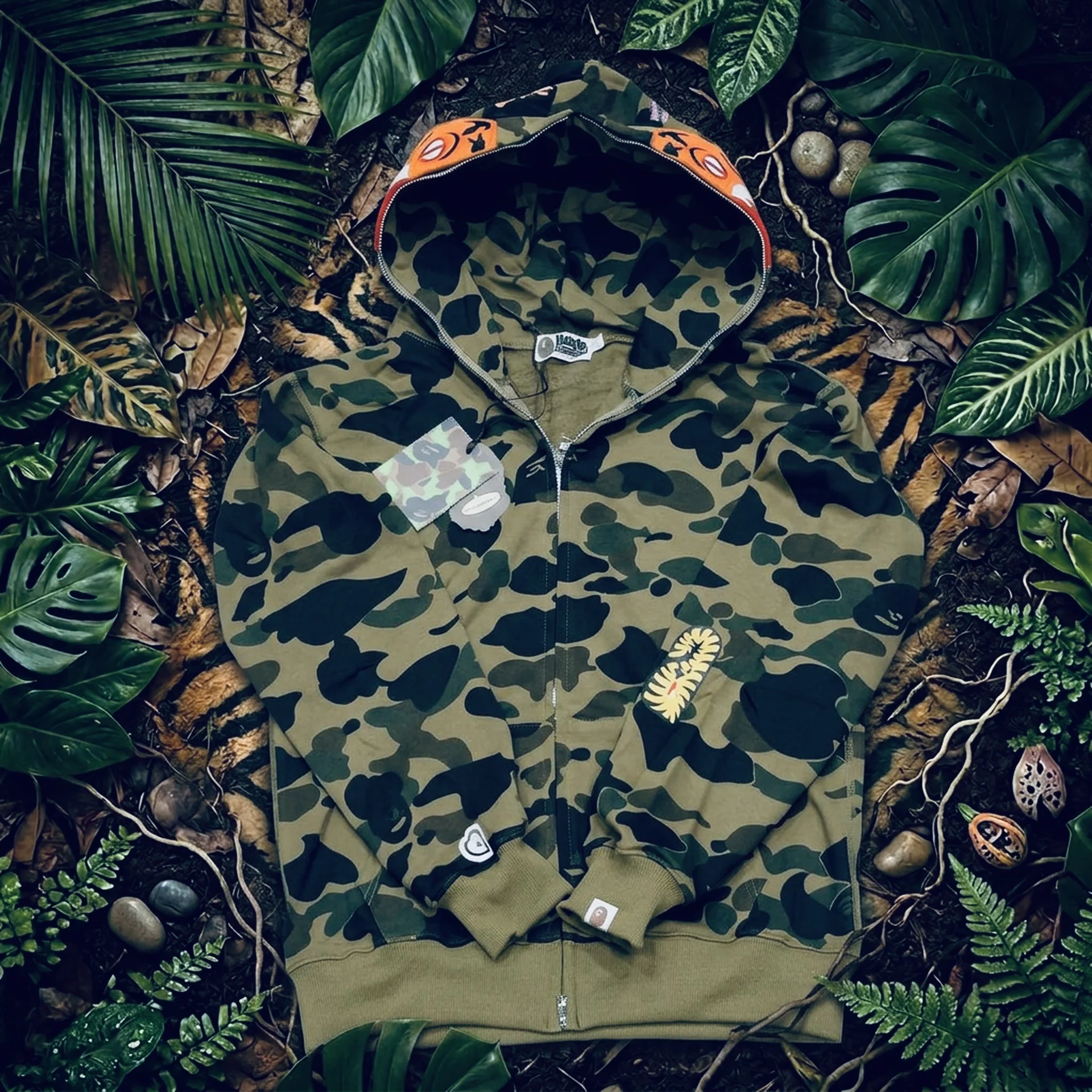 Зип-худи Bape Tiger - миниатюра 2