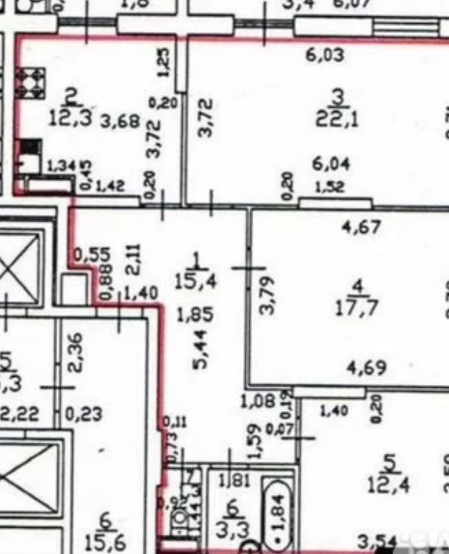 3-к квартира, 90.3 м², 3/14 эт - миниатюра 5