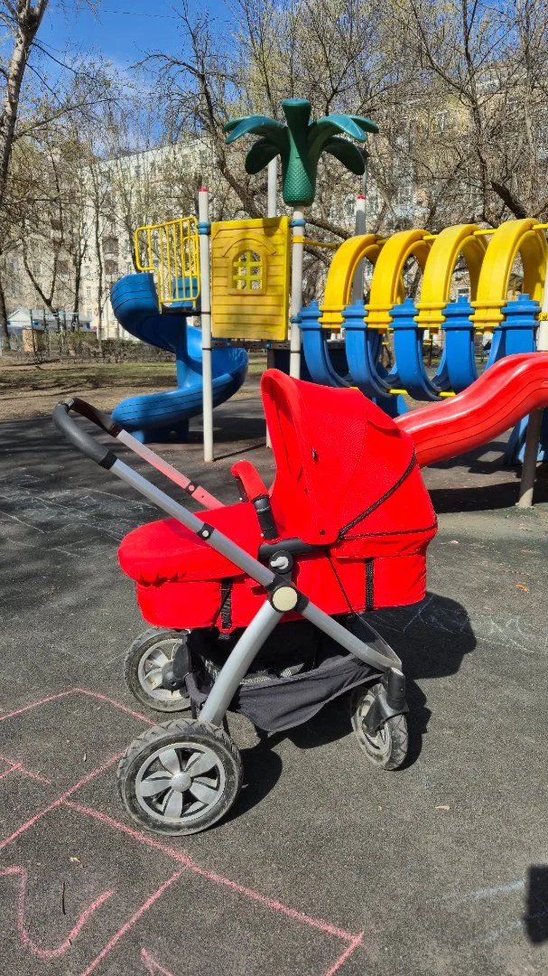 Коляска cybex cbx fides 2 в 1 красная - миниатюра 3