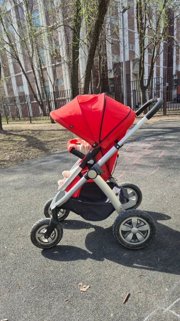 Коляска cybex cbx fides 2 в 1 красная - миниатюра 6