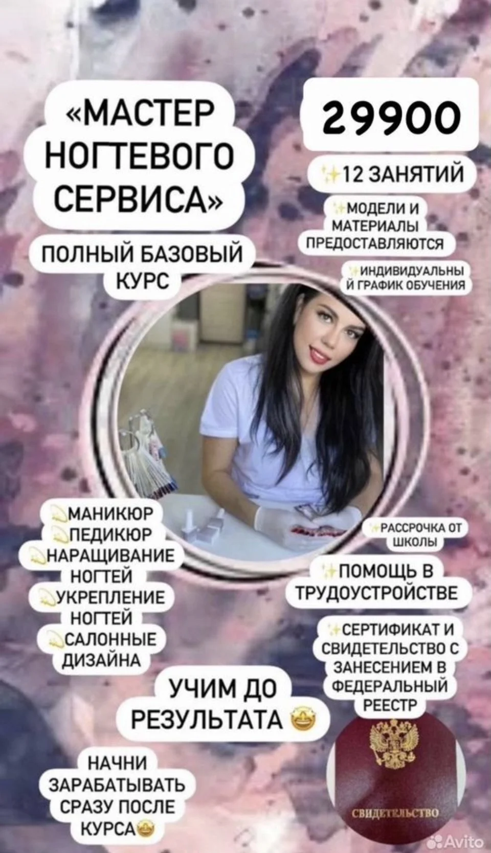 Обучение маникюр