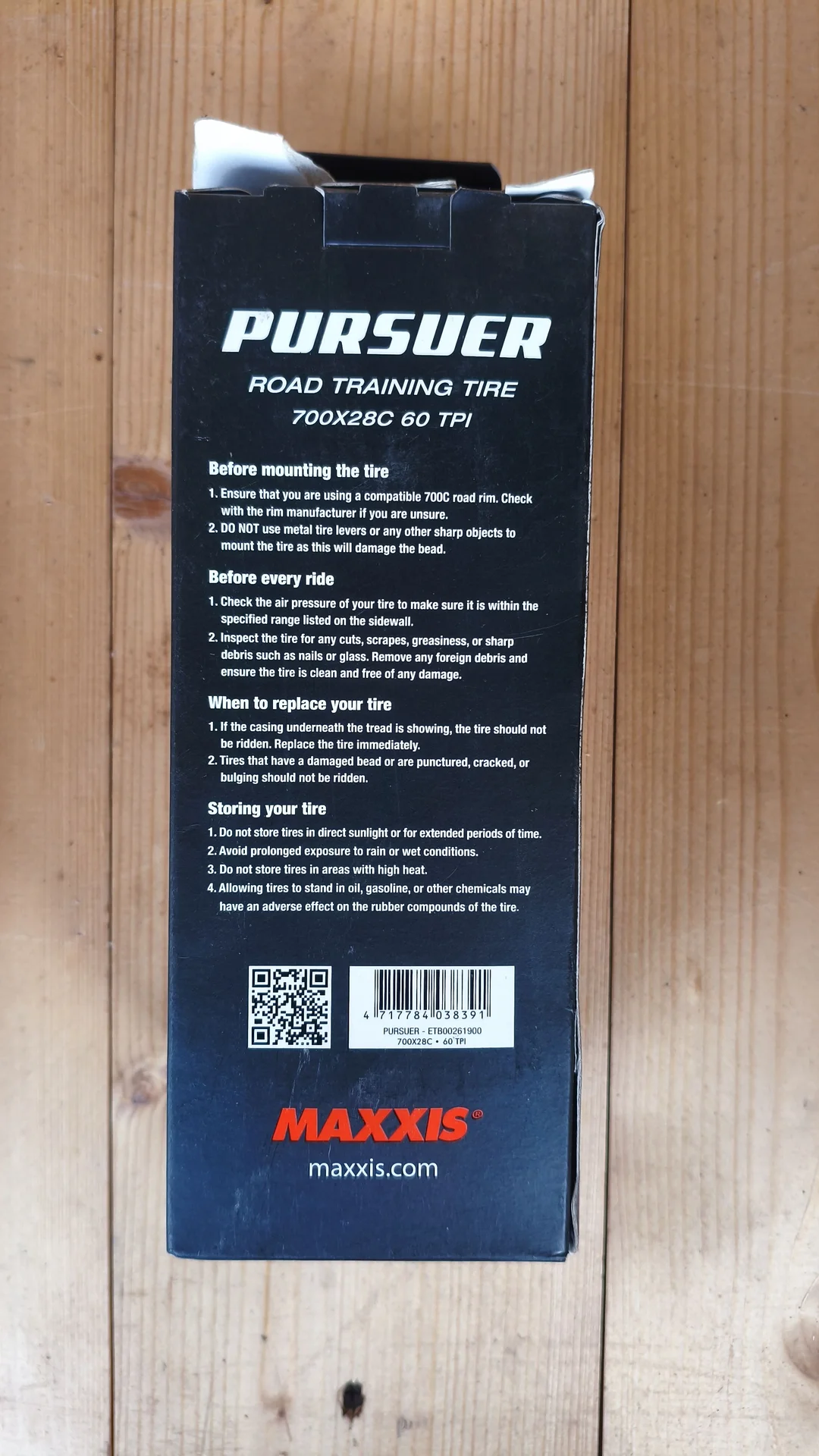 Покрышка шоссейная Maxxis Pursuer 700*28C - миниатюра 2