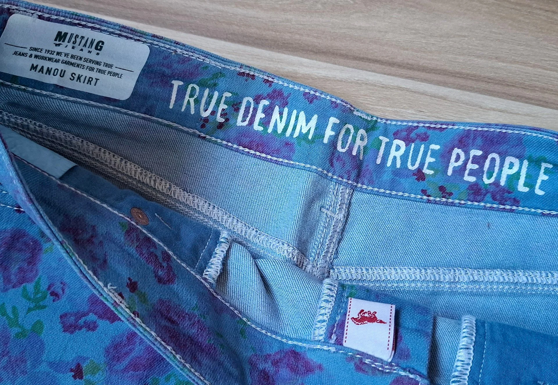 Новая Джинсовая Юбка MUSTANG JEANS. Строго Оригинал. - миниатюра 4