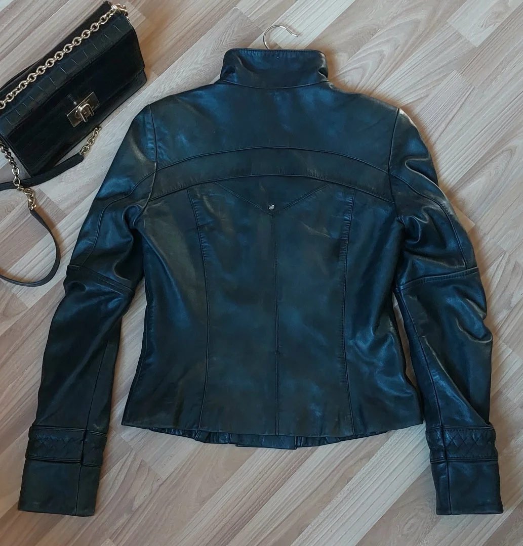 Итальянская Куртка ELEGANZA из Натуральной Кожи на 42-44 размер. - миниатюра 4