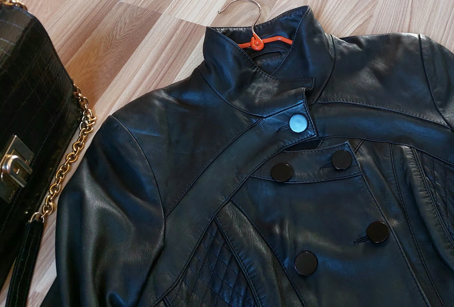 Итальянская Куртка ELEGANZA из Натуральной Кожи на 42-44 размер. - миниатюра 5