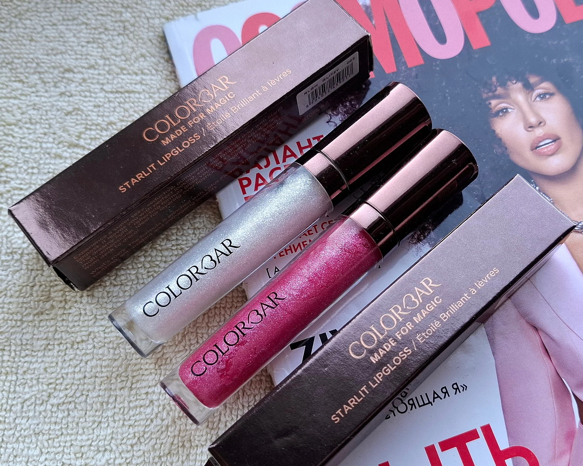 Новые Блески для губ с эффектом объёма COLORBAR Starlit Lipgloss, Италия, Оригинал