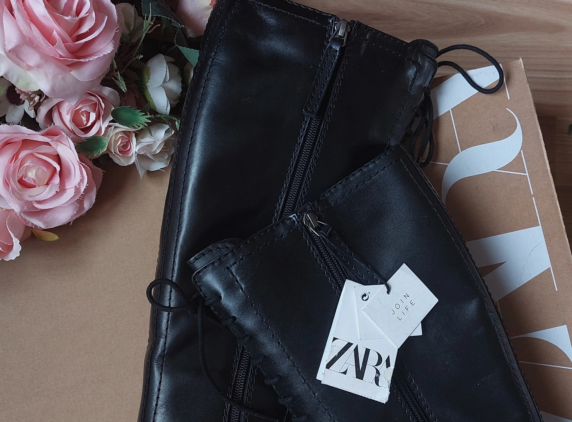 Новые Сапоги ZARA. Натуральная Кожа. Демисезон (весна/осень). - миниатюра 5