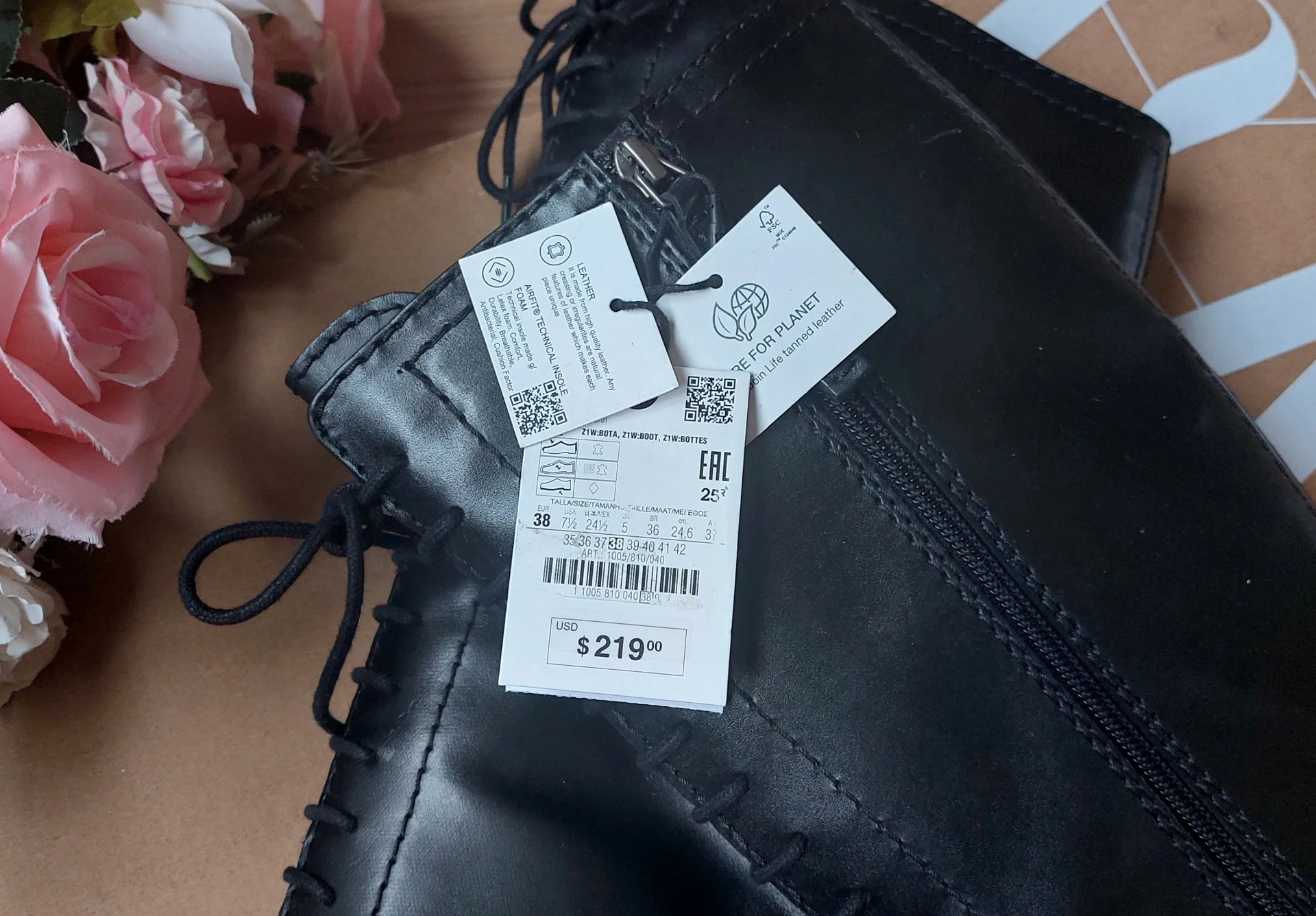 Новые Сапоги ZARA. Натуральная Кожа. Демисезон (весна/осень). - миниатюра 6