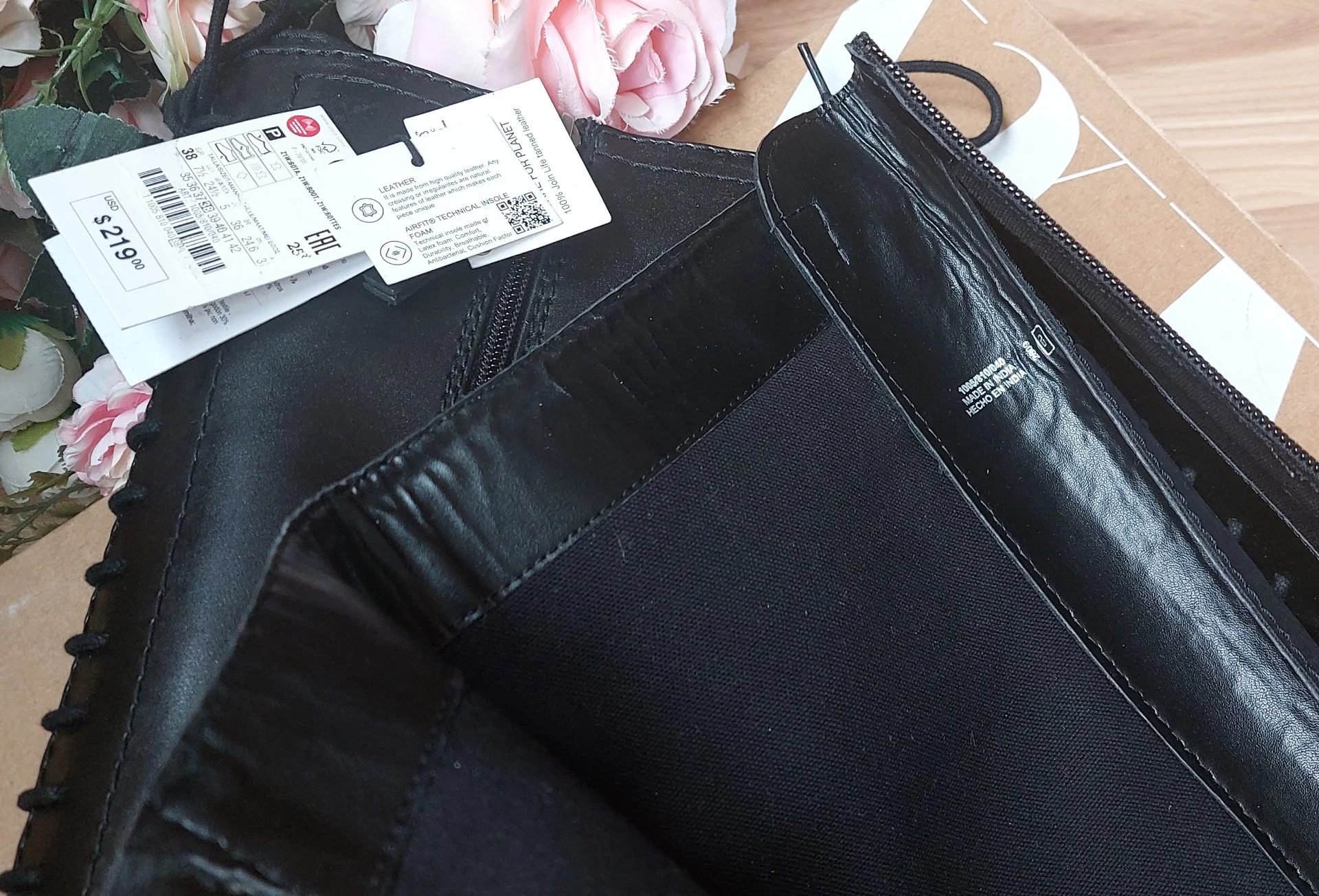 Новые Сапоги ZARA. Натуральная Кожа. Демисезон (весна/осень). - миниатюра 7