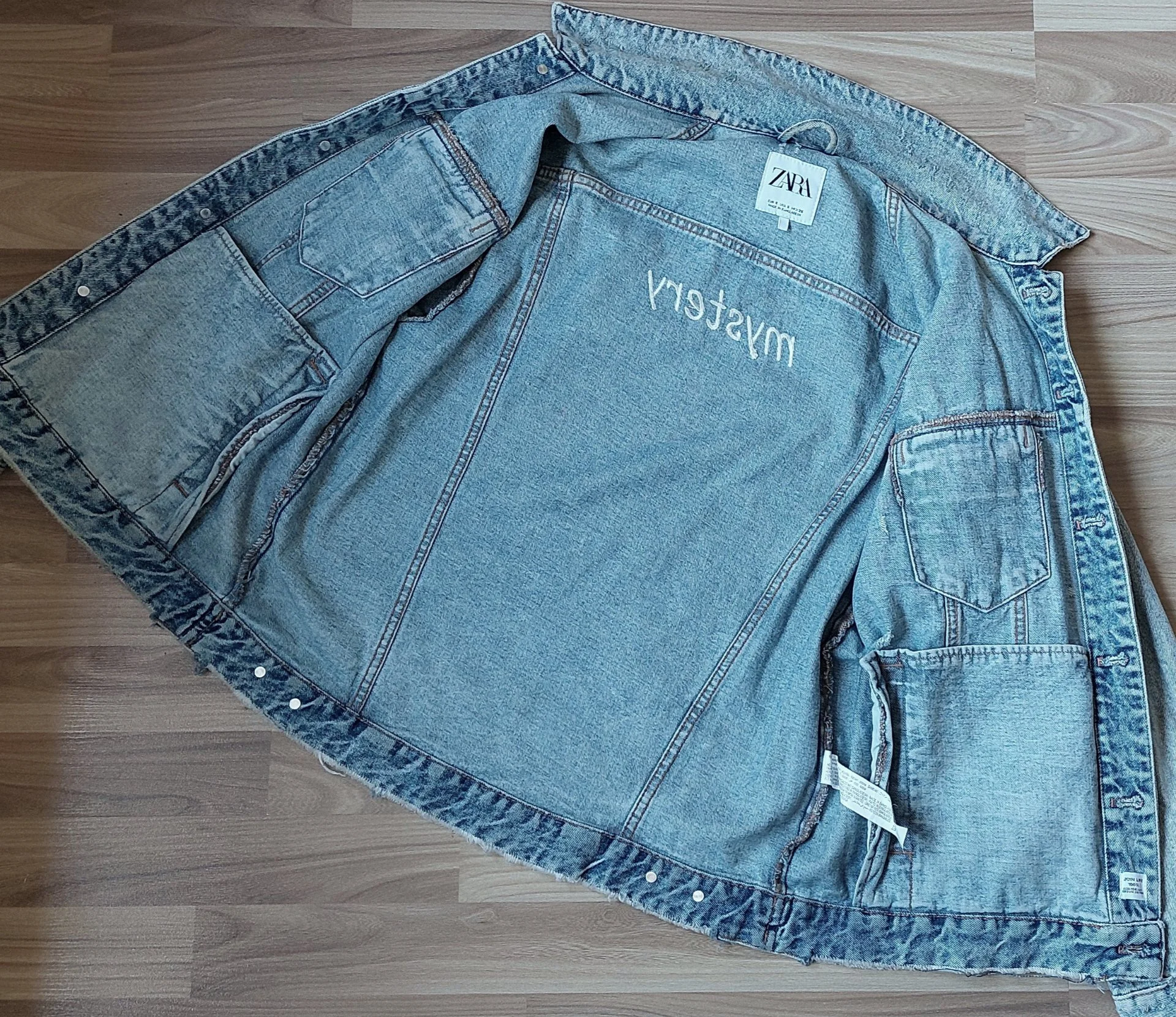 Джинсовая куртка ZARA, Эксклюзивная модель, Оригинал. - миниатюра 6