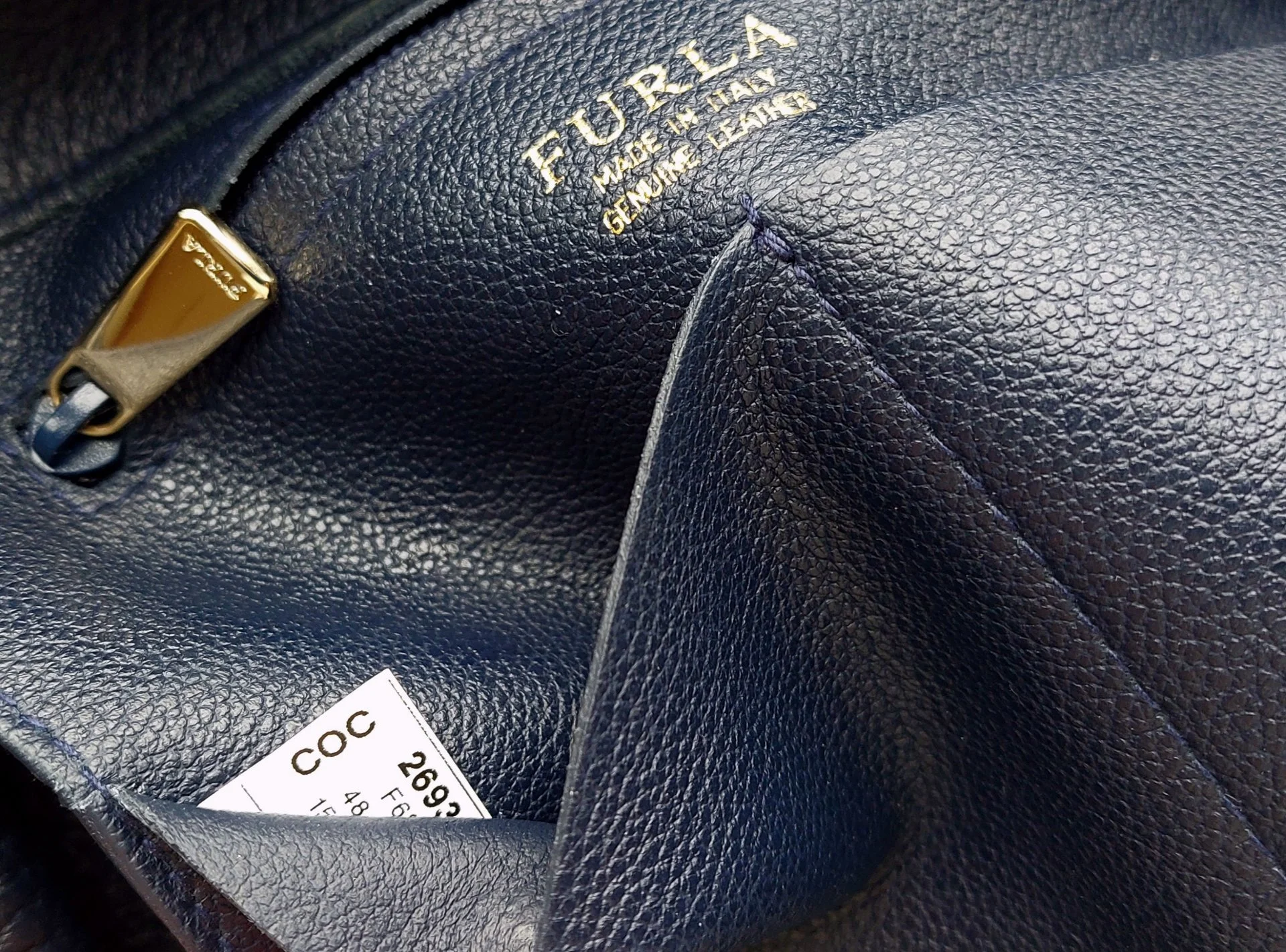 Сумка FURLA Capriccio, Натуральная Кожа, Строго Оригинал, Италия. - миниатюра 8