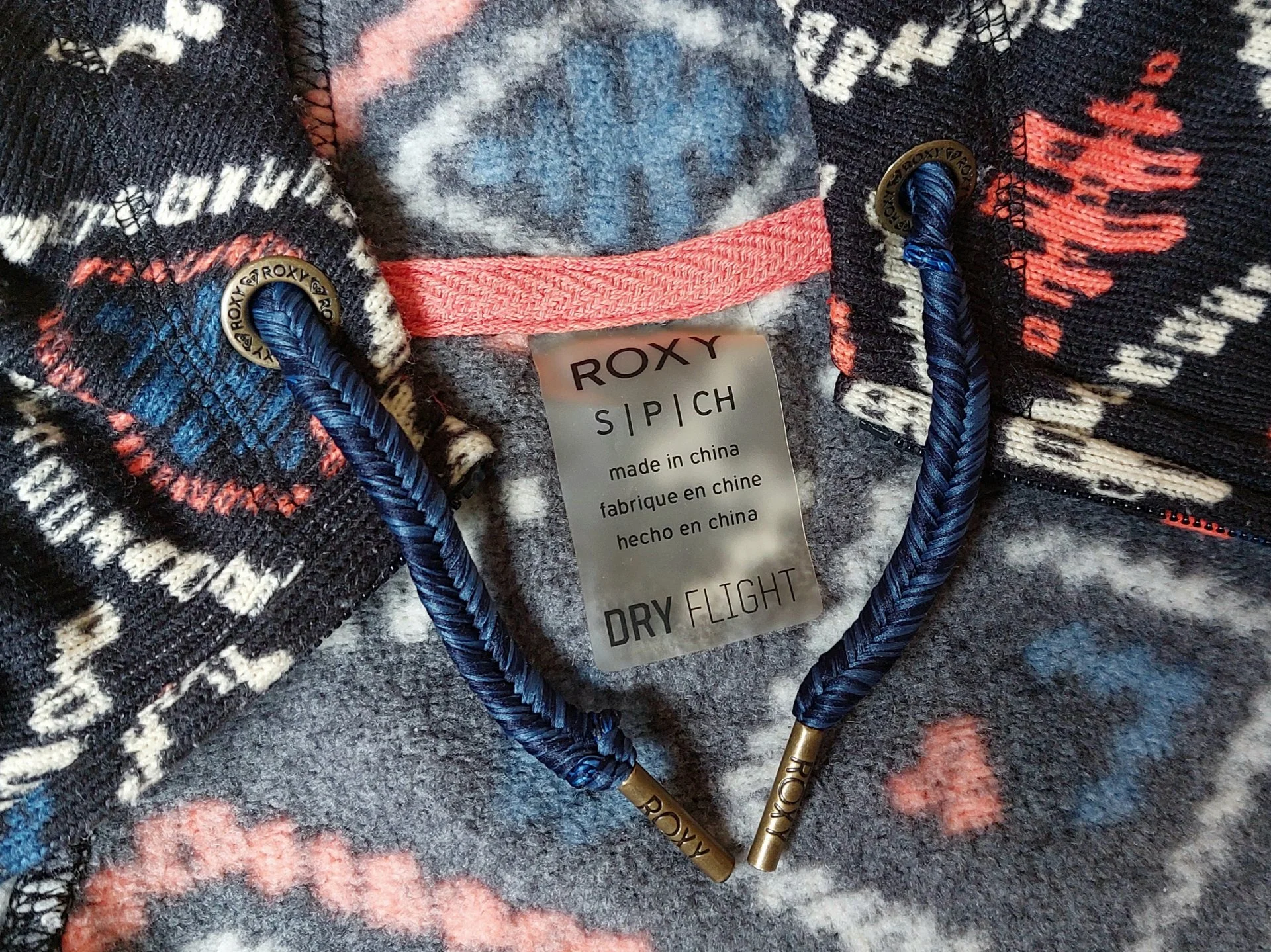 Толстовка ROXY на молнии, Строго Оригинал. - миниатюра 3