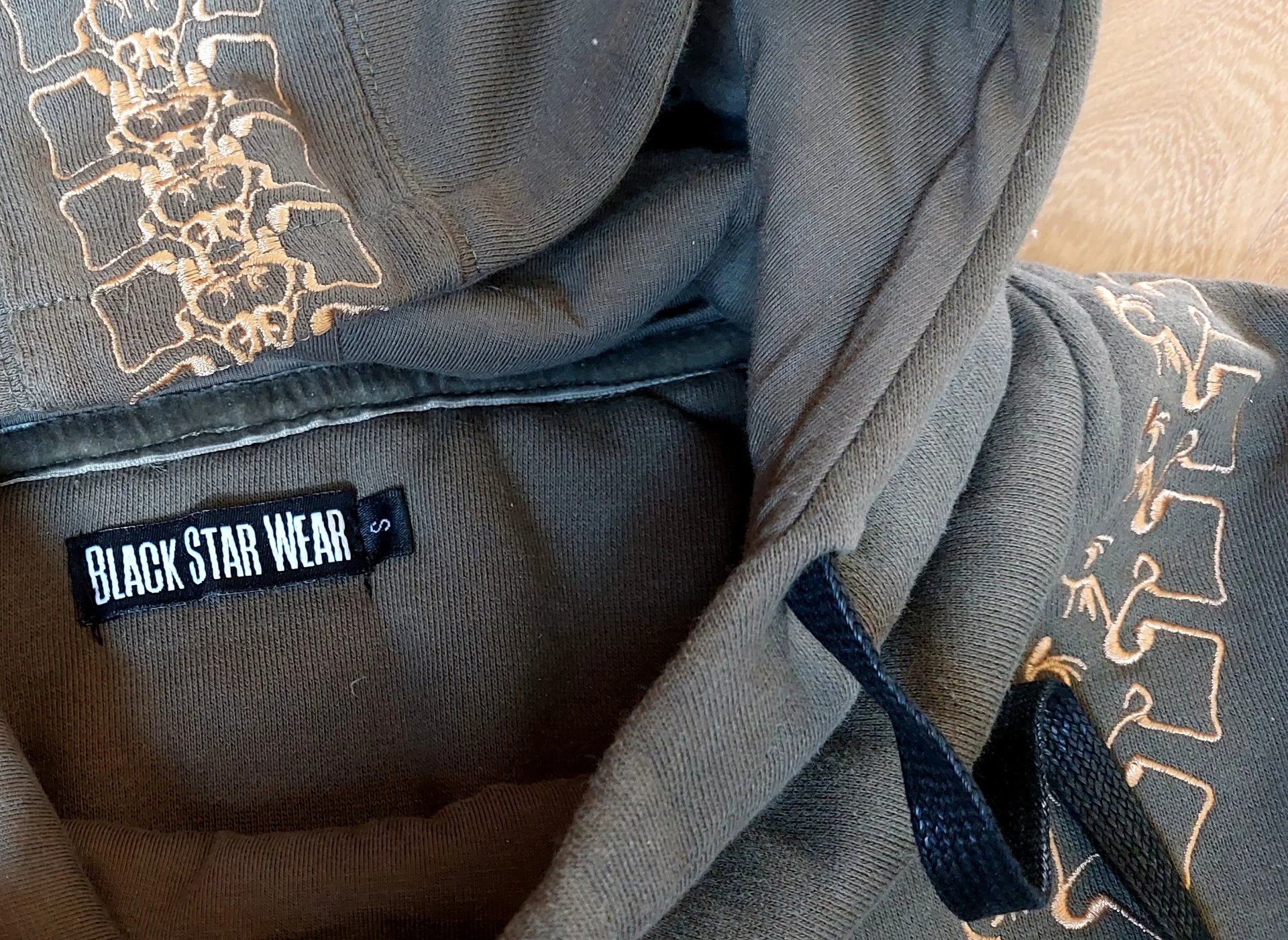 Худи BLACK STAR WEAR с капюшоном, Строго Оригинал. - миниатюра 3