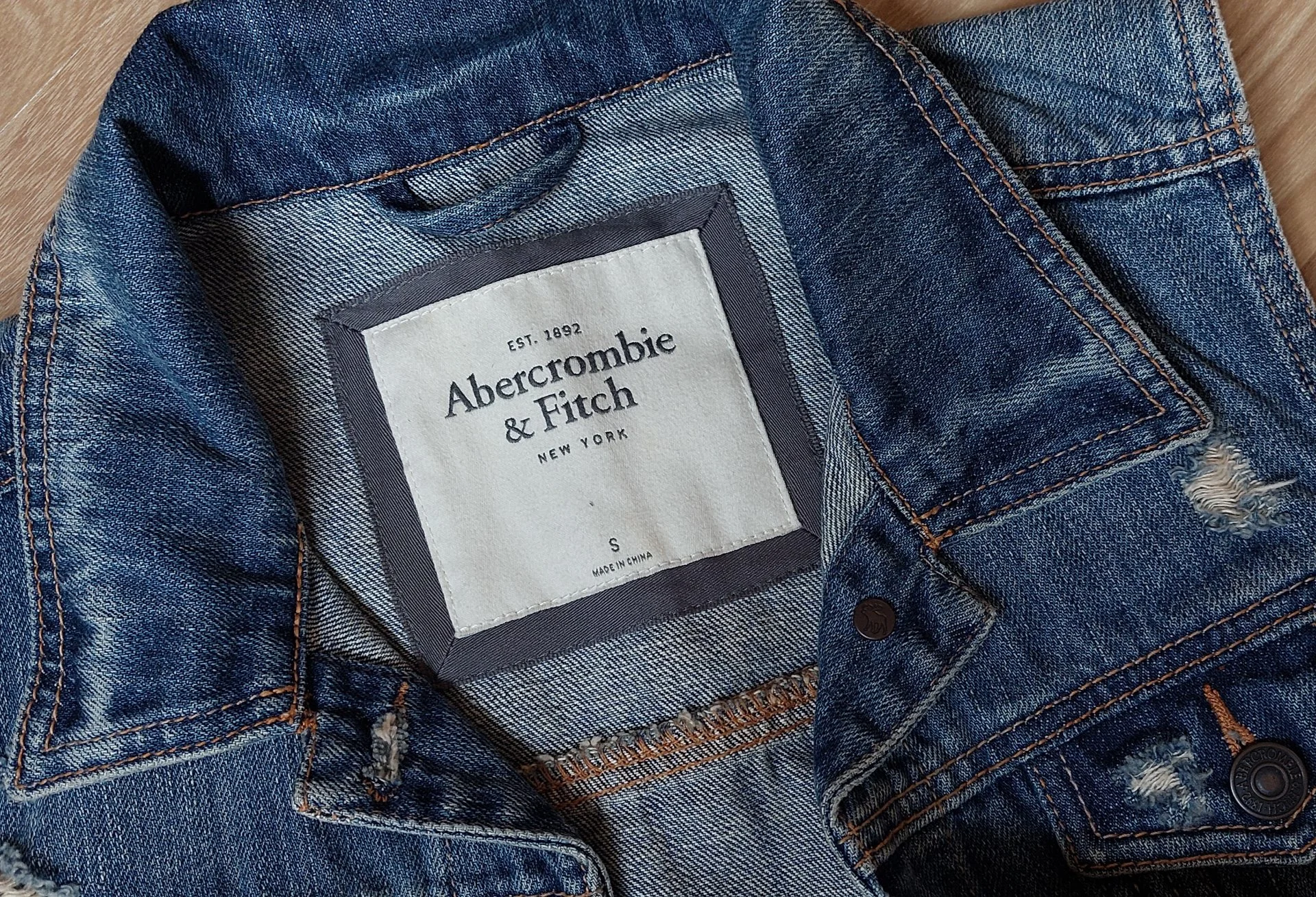 Джинсовка ABERCROMBIE & FITCH, Строго Оригинал, 100% хлопок. - миниатюра 5