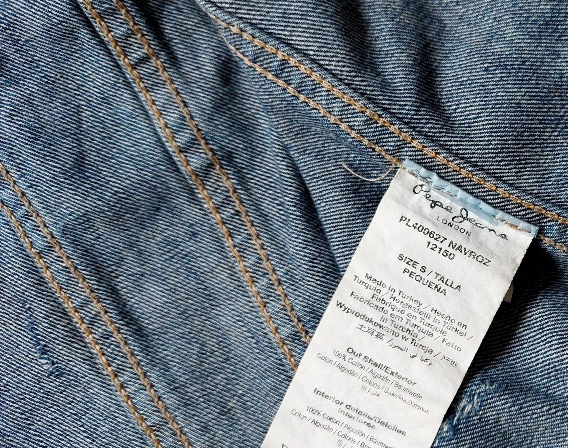 Джинсовка PEPE JEANS LONDON, Строго Оригинал, 100% хлопок - миниатюра 7