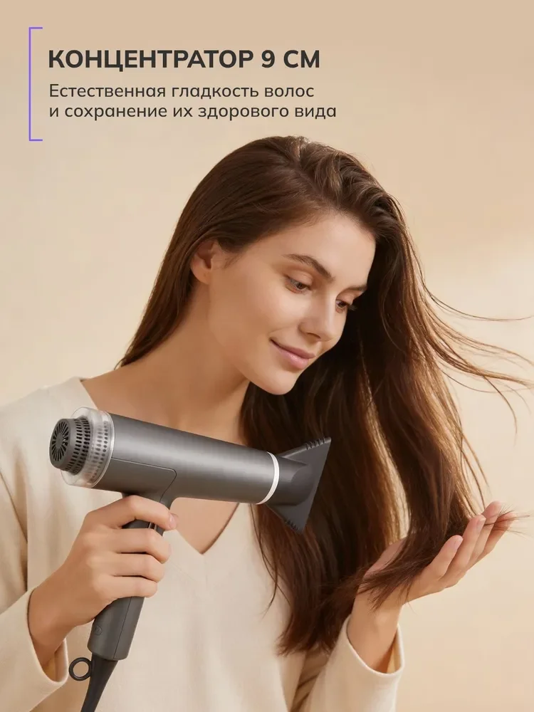 Новый Профессиональный Фен для волос FELFRI, Полный комплект. - миниатюра 5