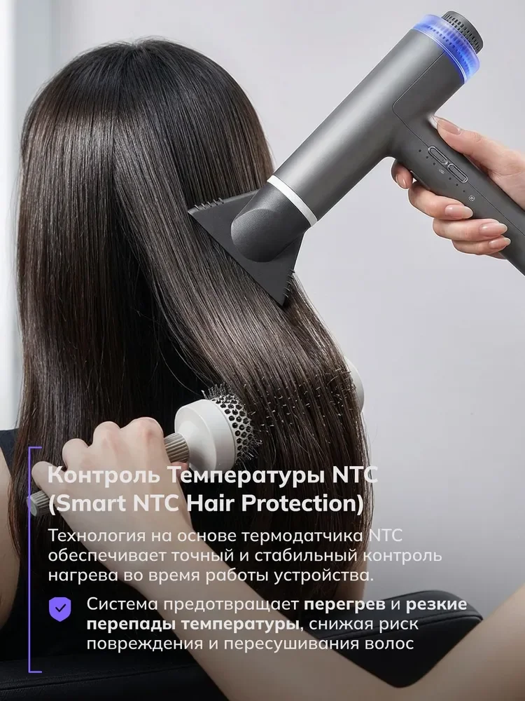 Новый Профессиональный Фен для волос FELFRI, Полный комплект. - миниатюра 9