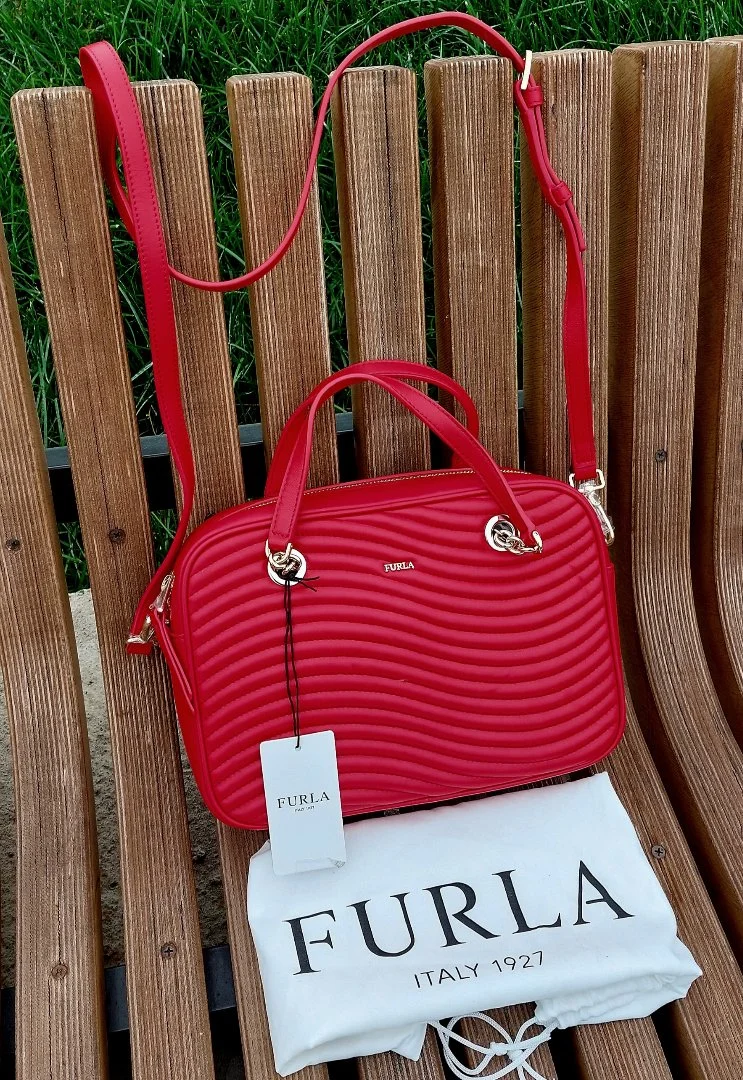Новая Сумка FURLA, Лимитка, Натуральная Кожа, Строго Оригинал. - миниатюра 3