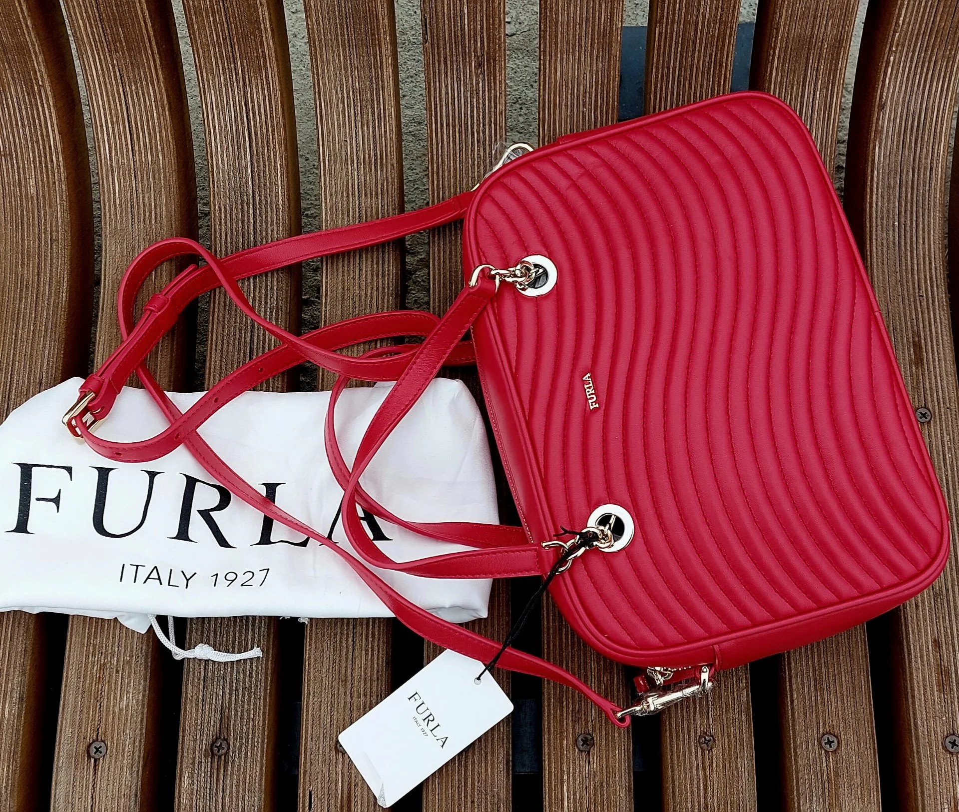 Новая Сумка FURLA, Лимитка, Натуральная Кожа, Строго Оригинал. - миниатюра 5
