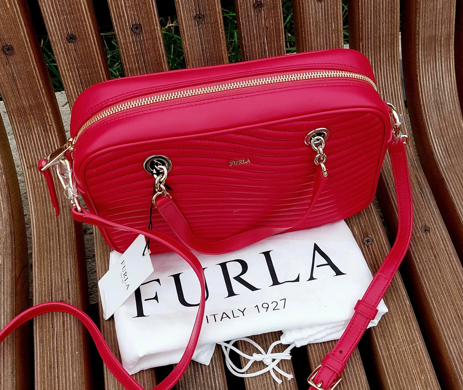 Новая Сумка FURLA, Лимитка, Натуральная Кожа, Строго Оригинал. - миниатюра 6