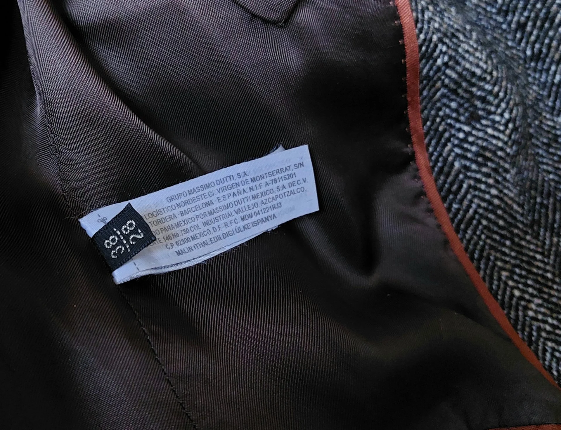 Пальто MASSIMO DUTTI, Строго Оригинал, Шерсть. - миниатюра 7