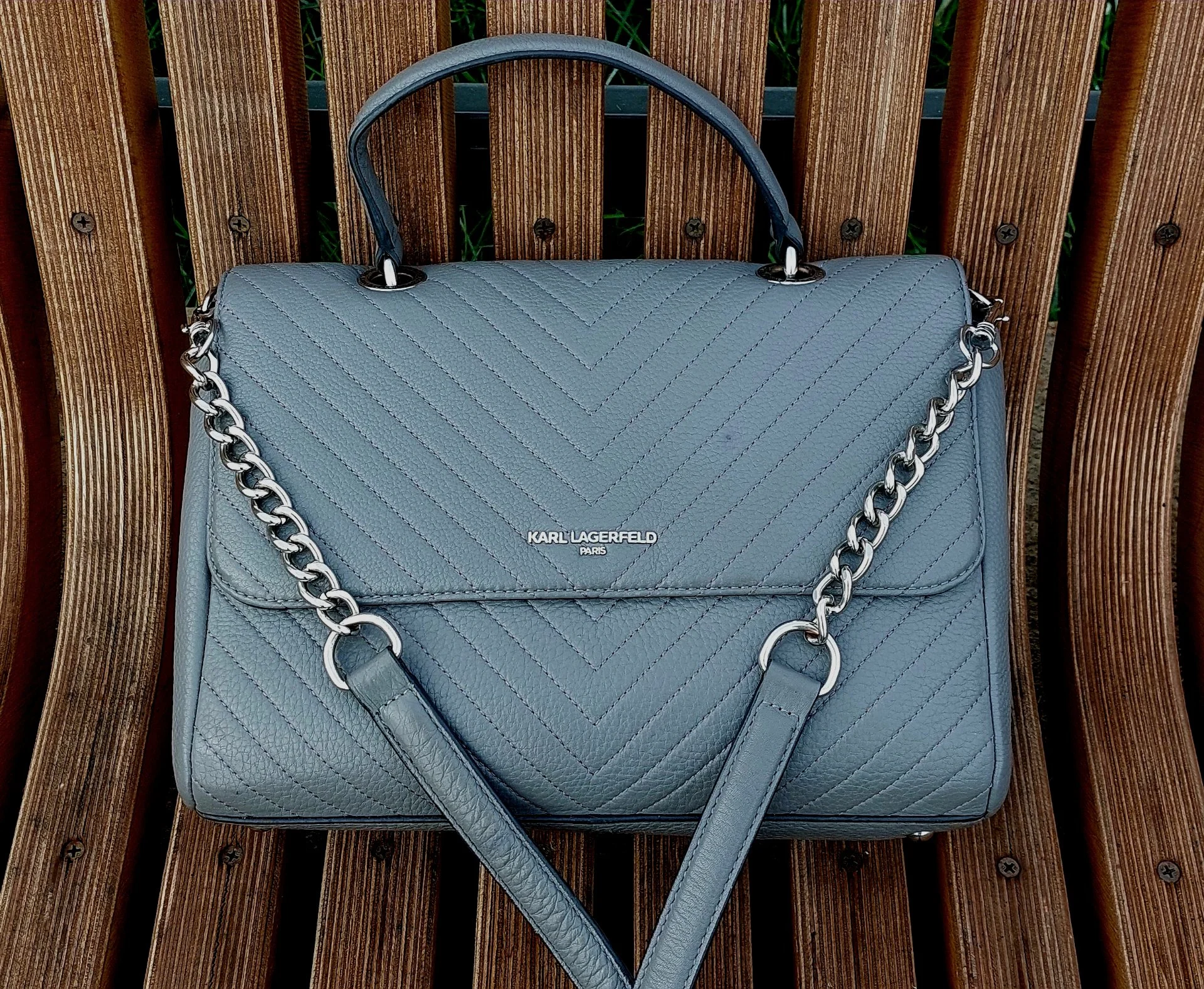 Сумка KARL LAGERFELD Satchel Crossbody, Натуральная Кожа, Оригинал. - изображение 1