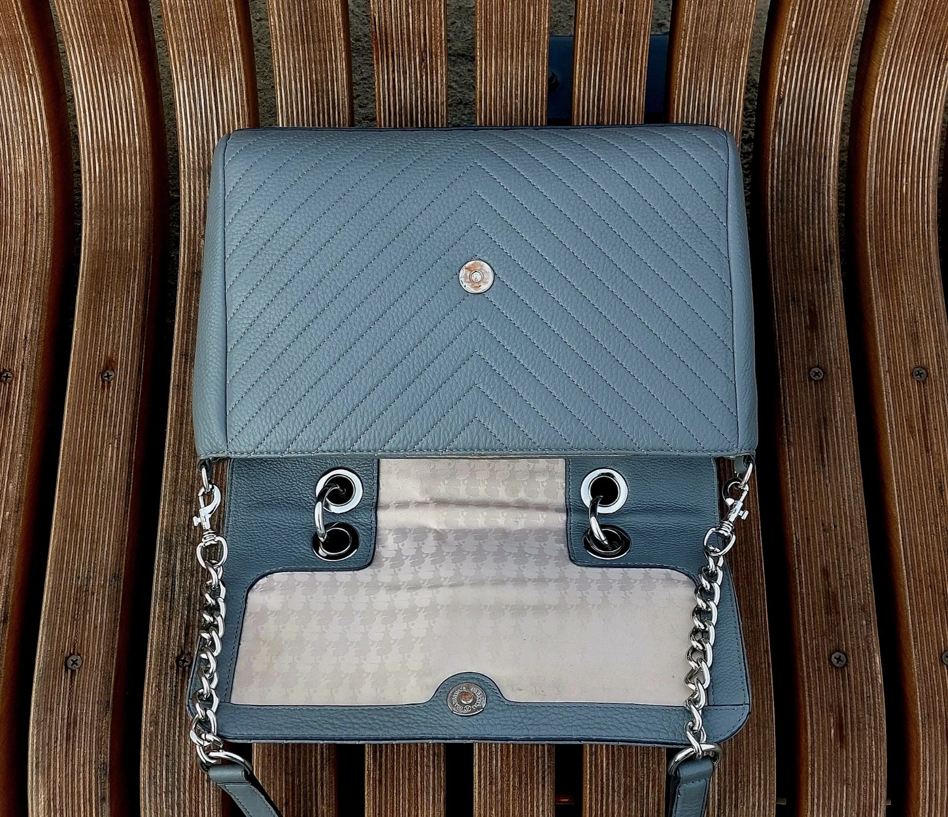 Сумка KARL LAGERFELD Satchel Crossbody, Натуральная Кожа, Оригинал. - миниатюра 7