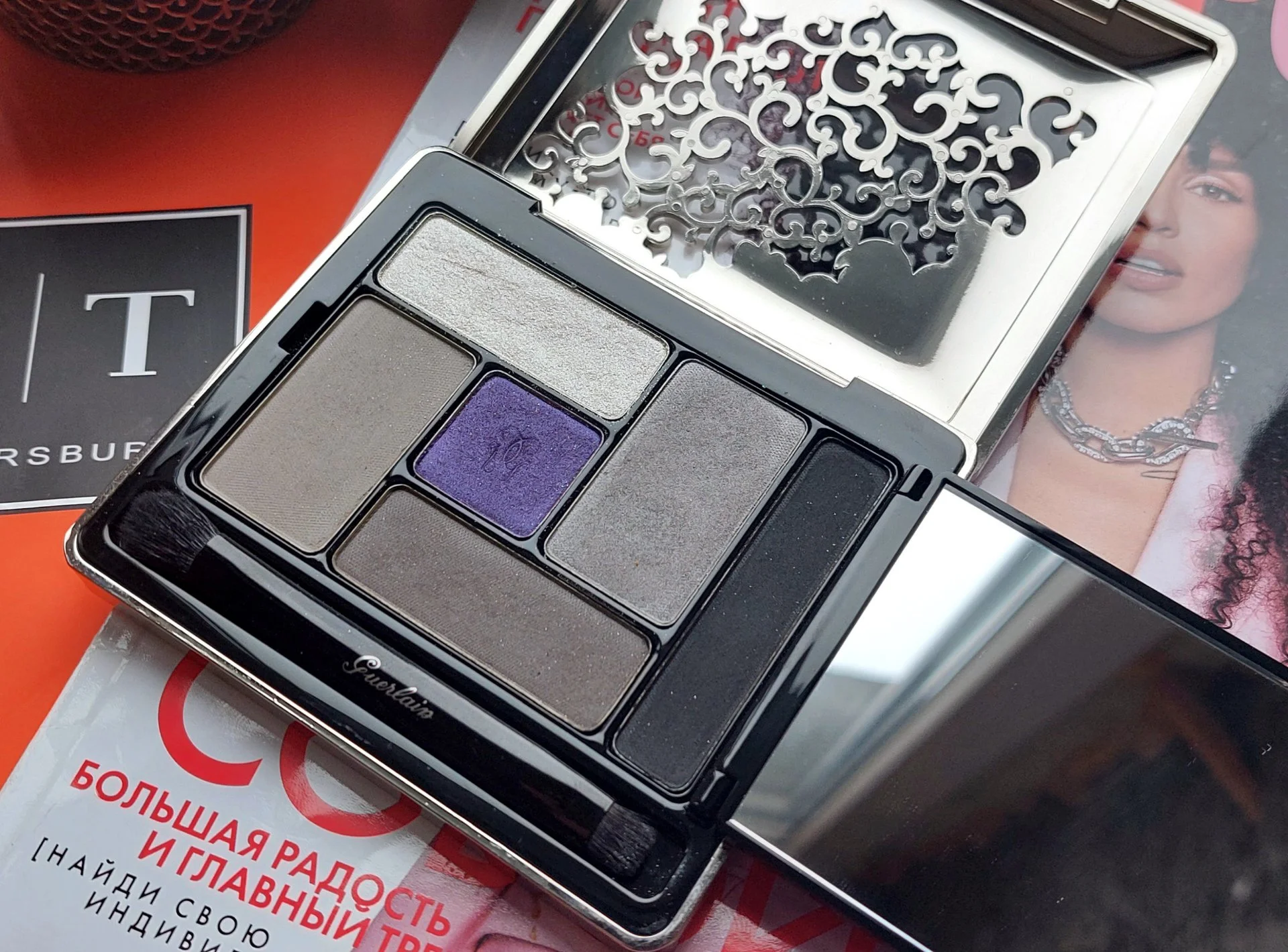 Пaлетка тенeй GUERLАIN Еcrin 6 Соuleurs Eyeshadow, Оригинал, Made in France. - изображение 1