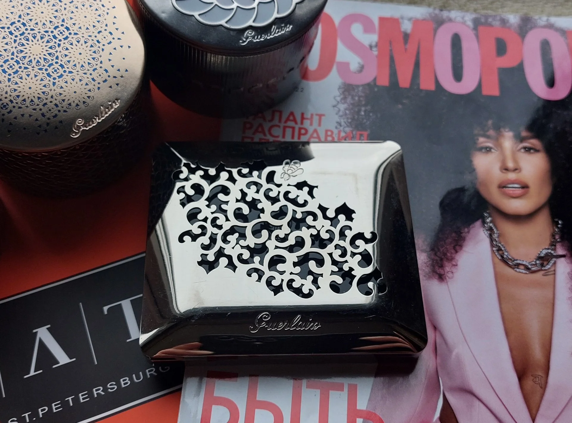 Пaлетка тенeй GUERLАIN Еcrin 6 Соuleurs Eyeshadow, Оригинал, Made in France. - миниатюра 3