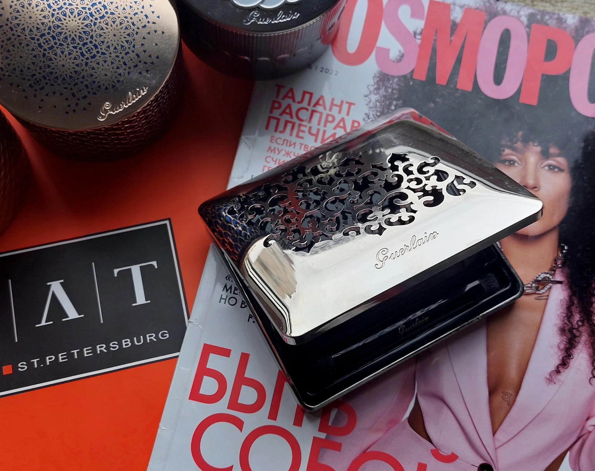 Пaлетка тенeй GUERLАIN Еcrin 6 Соuleurs Eyeshadow, Оригинал, Made in France. - миниатюра 5