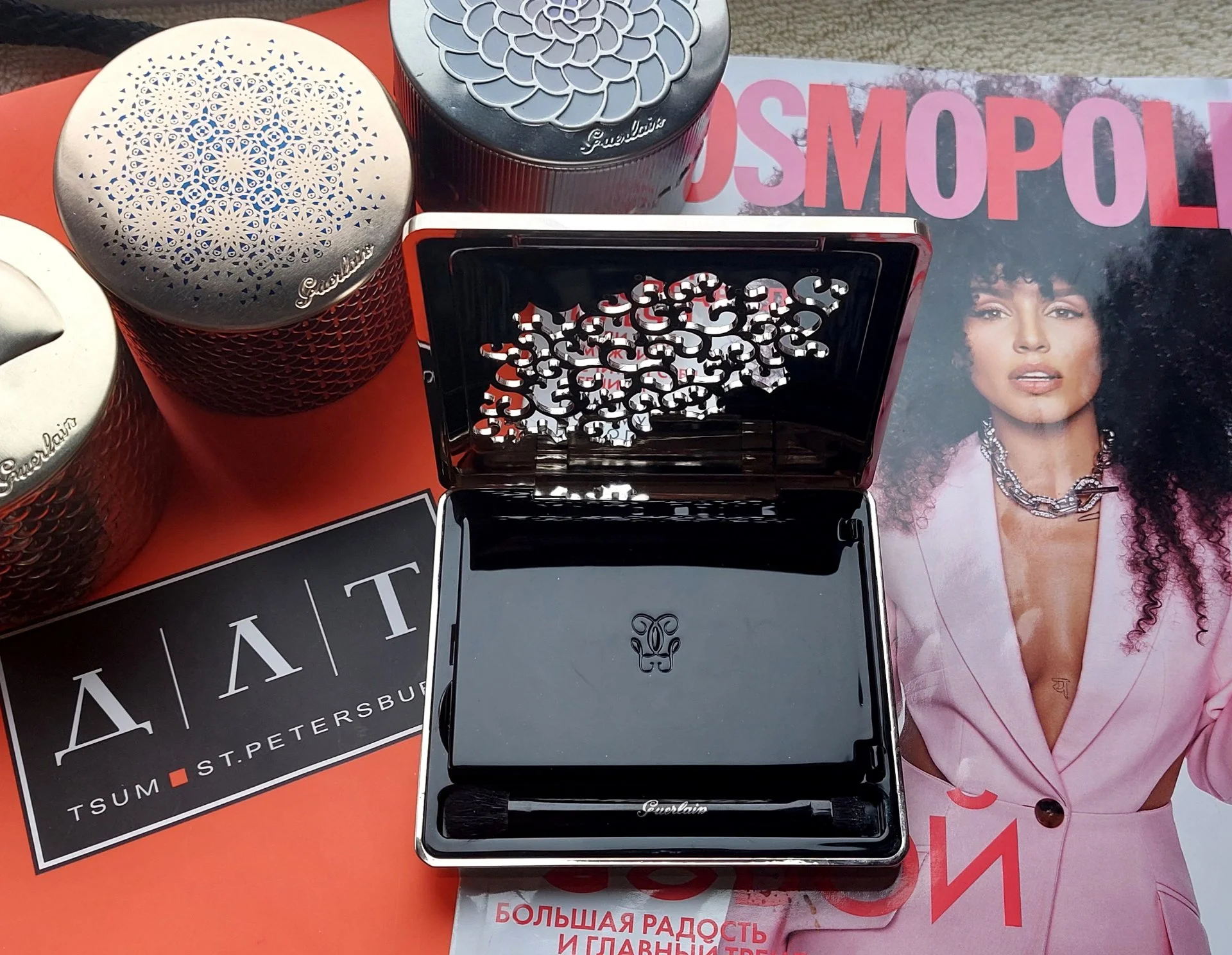 Пaлетка тенeй GUERLАIN Еcrin 6 Соuleurs Eyeshadow, Оригинал, Made in France. - миниатюра 6