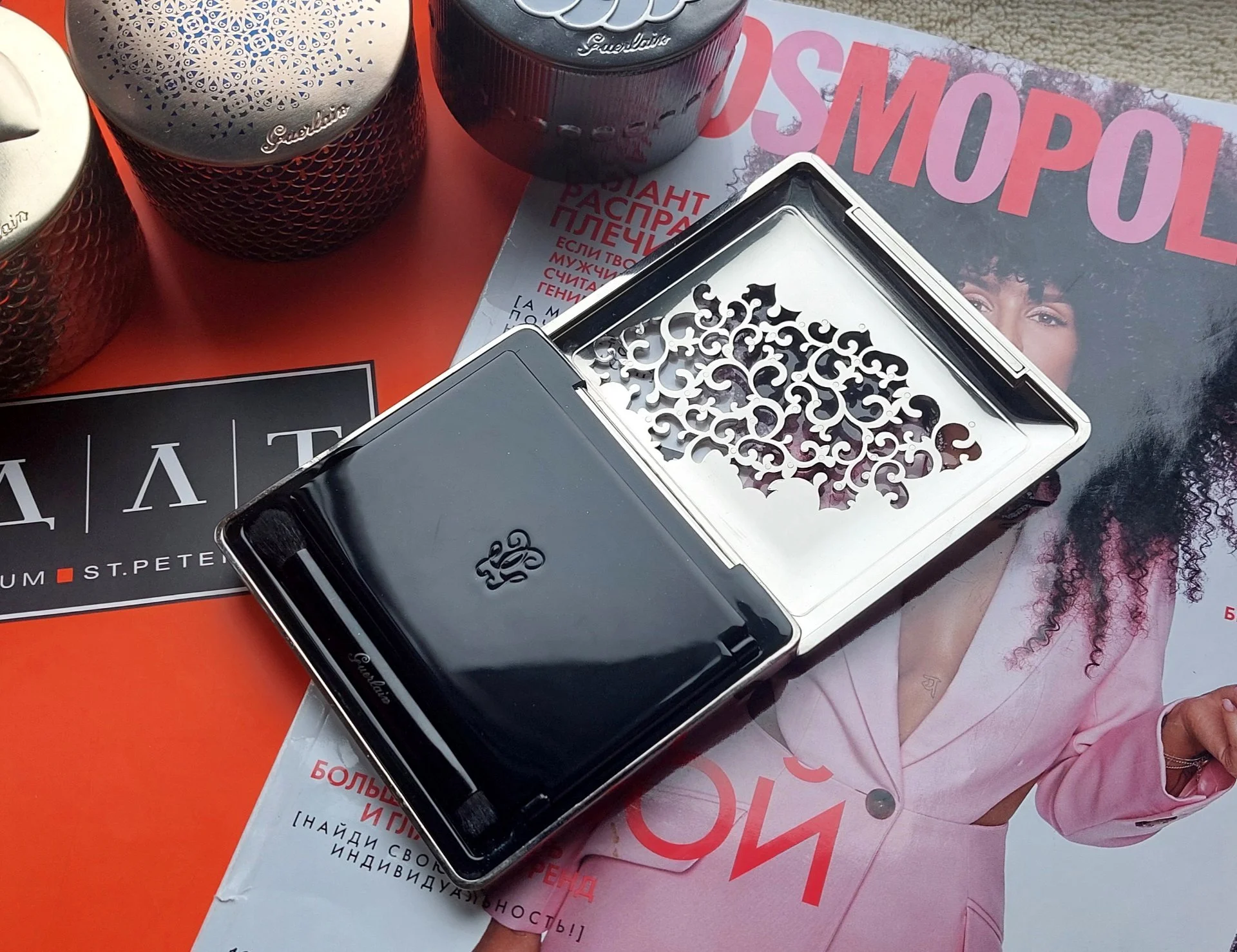 Пaлетка тенeй GUERLАIN Еcrin 6 Соuleurs Eyeshadow, Оригинал, Made in France. - миниатюра 7