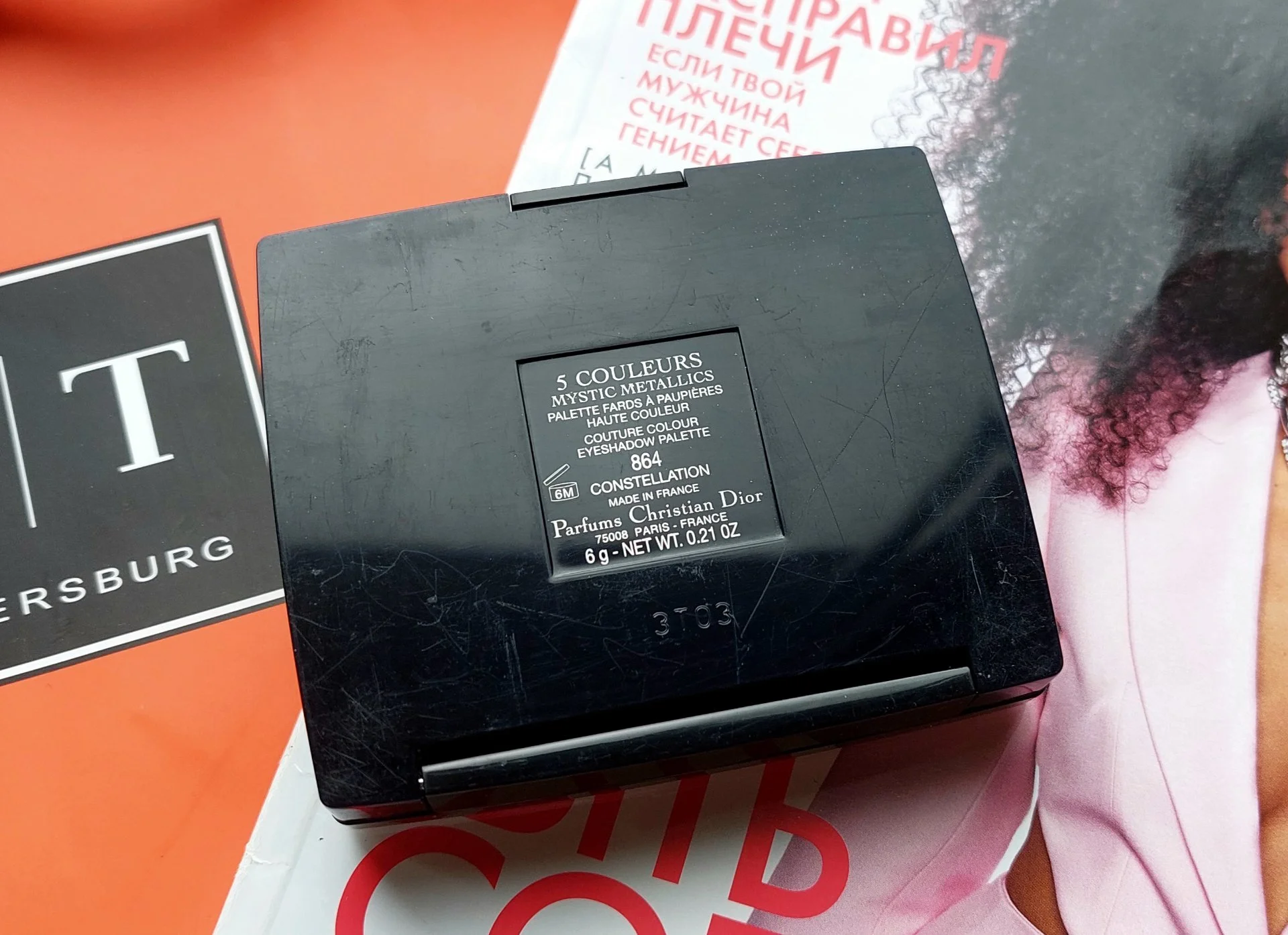 Палетка Теней DIOR 5 Couleurs Eyeshadow Palette, Лимитка, Оригинал, Маdе in France. - миниатюра 3