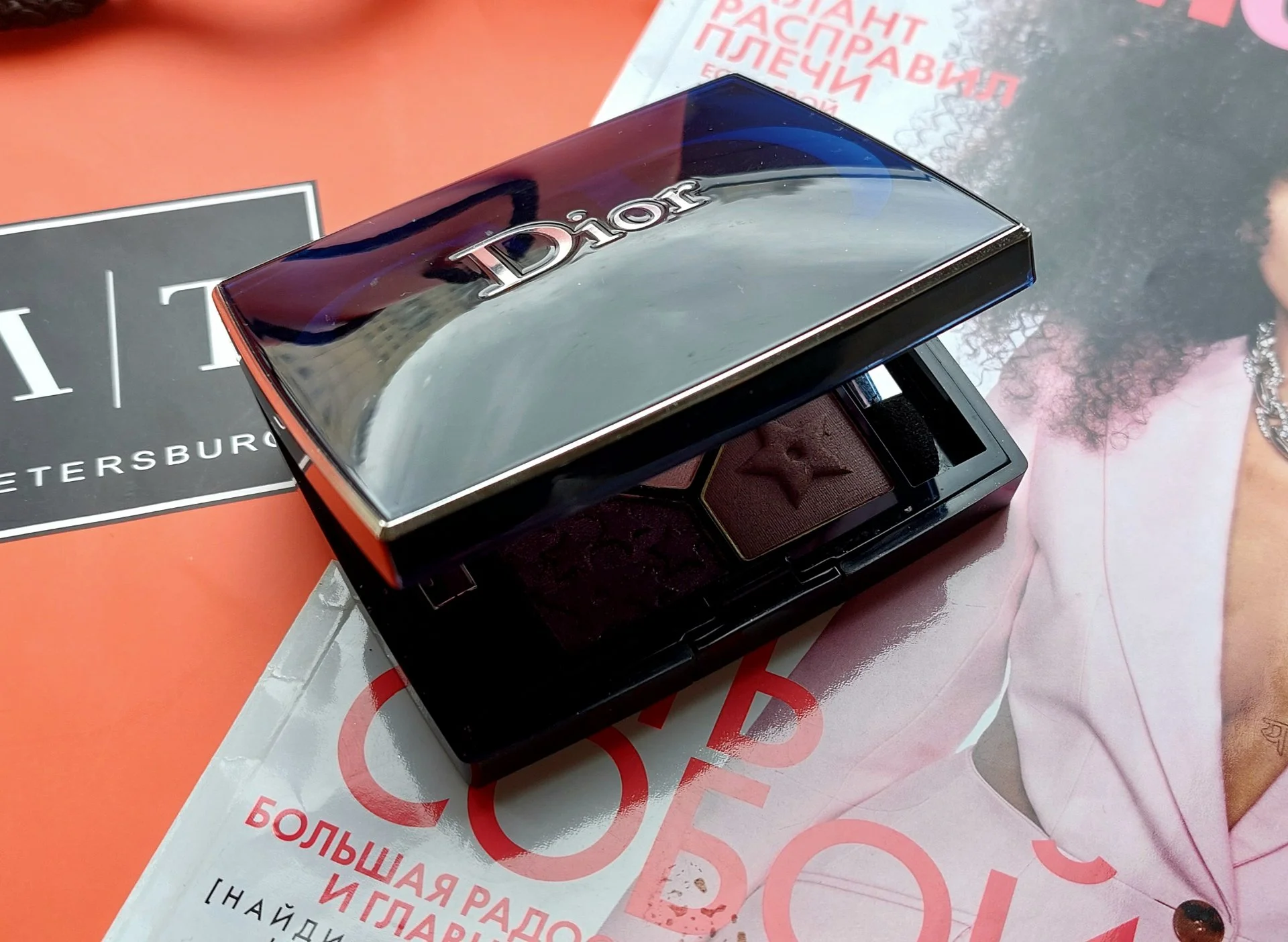 Палетка Теней DIOR 5 Couleurs Eyeshadow Palette, Лимитка, Оригинал, Маdе in France. - миниатюра 4