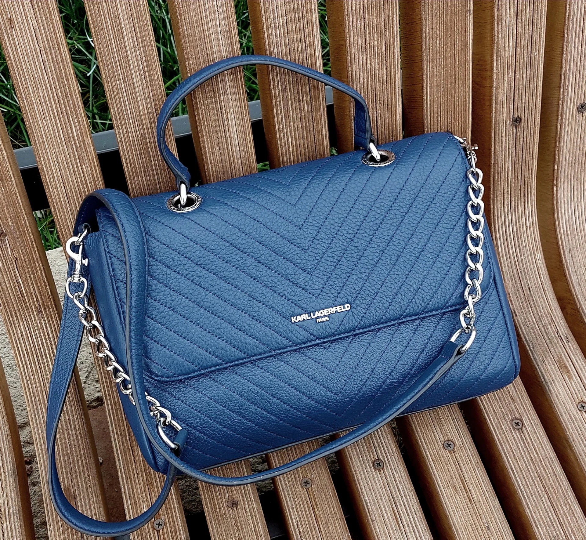 Сумка KARL LAGERFELD Satchel Crossbody, Натуральная Кожа, Оригинал. - изображение 1