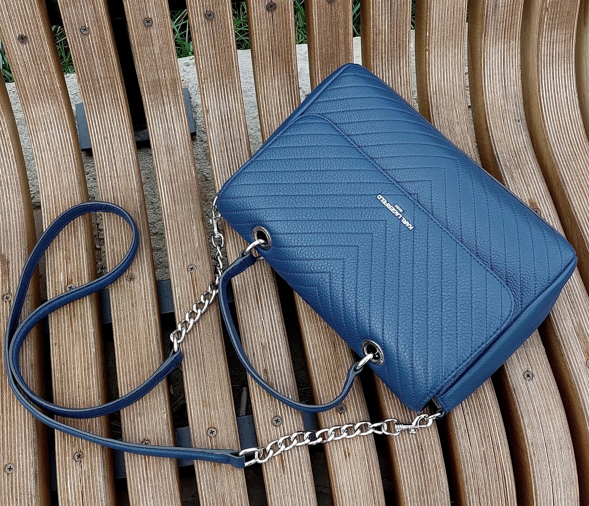 Сумка KARL LAGERFELD Satchel Crossbody, Натуральная Кожа, Оригинал. - миниатюра 5