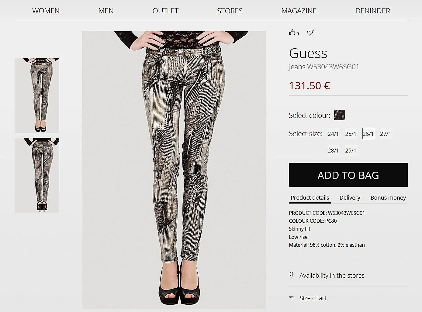 Новые Джинсы GUESS Beverly Skinny Jeans, Строго Оригинал. - миниатюра 11