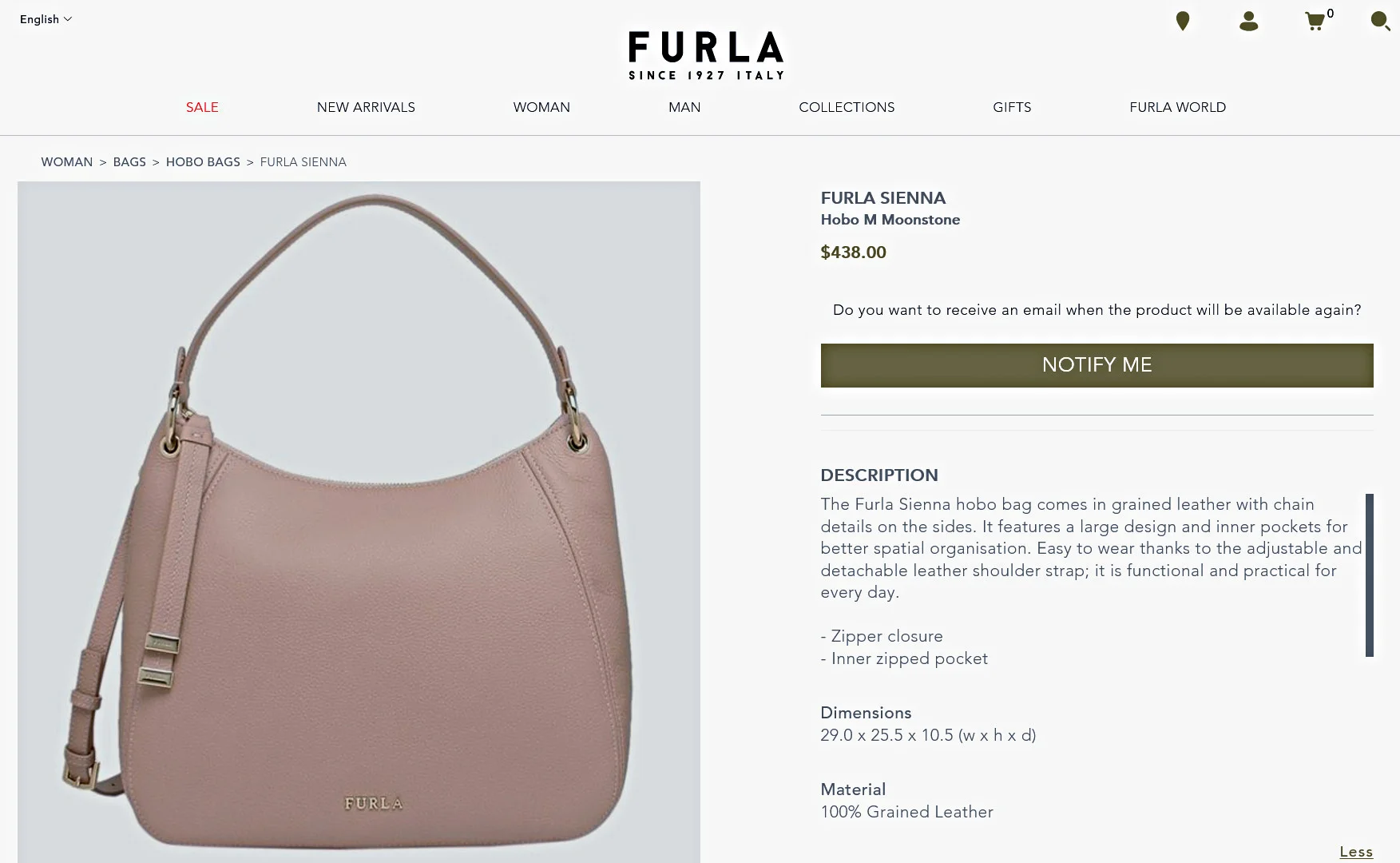 Сумка FURLA Sienna, Строго Оригинал, Натуральная Кожа. - миниатюра 12