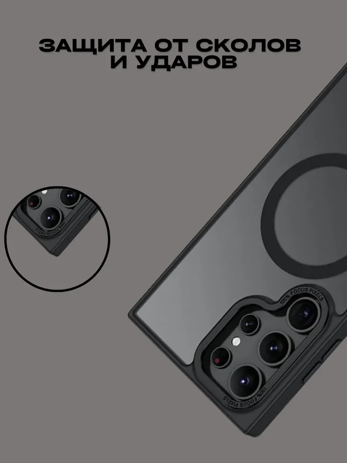 Новый Магнитный Чехол/Накладка MagSafe на SAMSUNG S25 Ultra - миниатюра 5