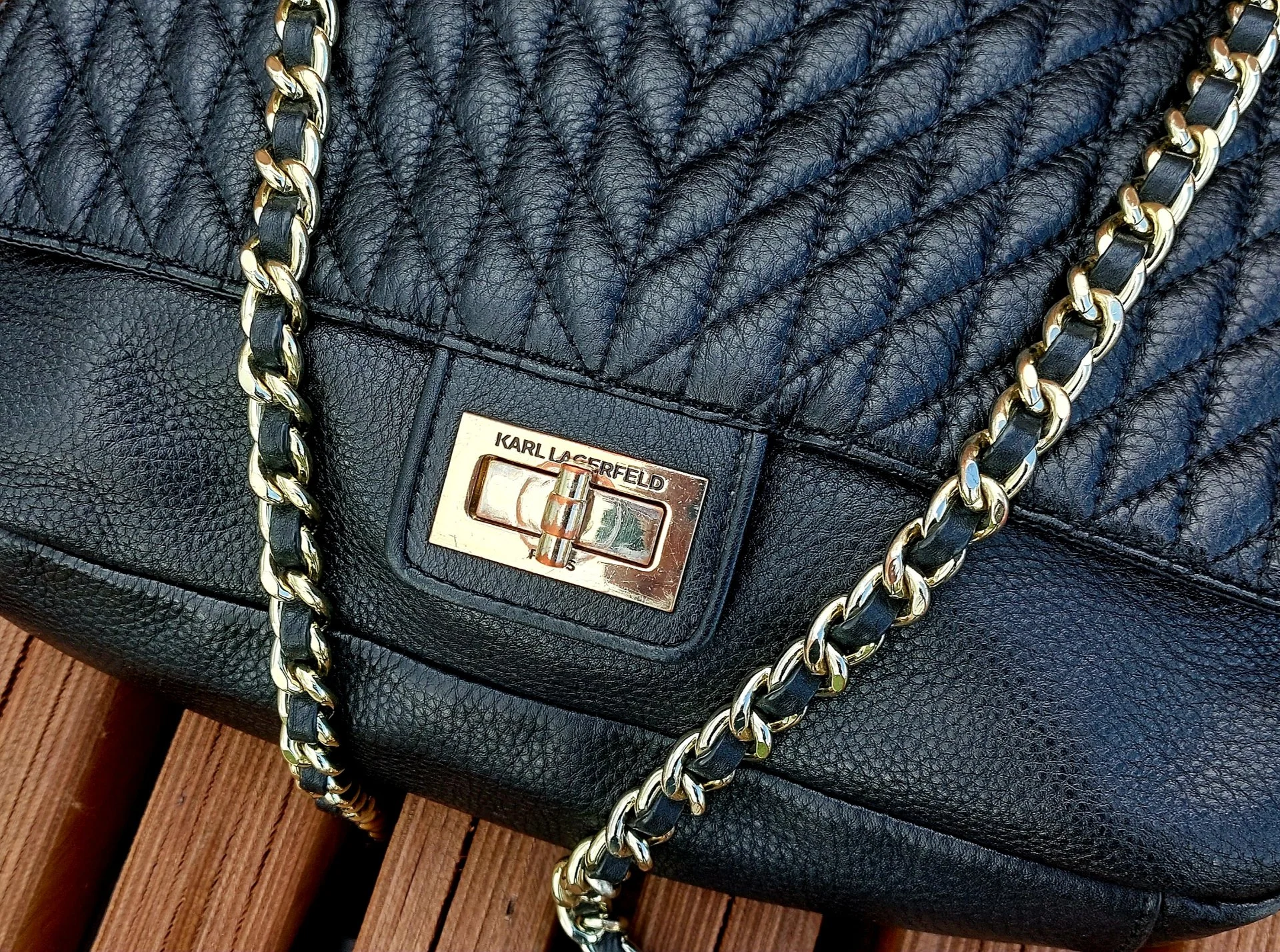 Сумка KARL LAGERFELD Flap Bag, Оригинал, Натуральная Кожа. Лимитка. - миниатюра 8