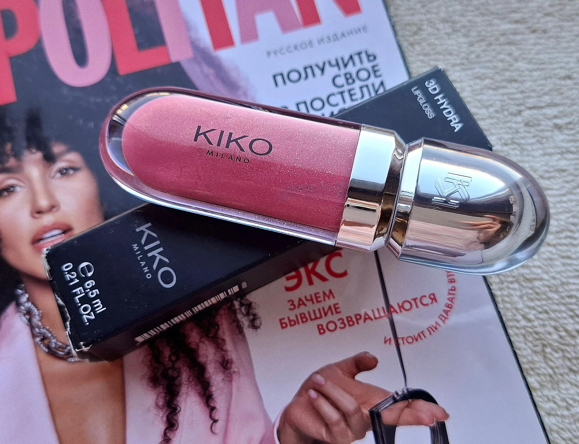 Новые Блески KIKO Milano 3D Hydra Lipgloss с трёхмерным эффектом объёма губ. Оригинал. - миниатюра 4