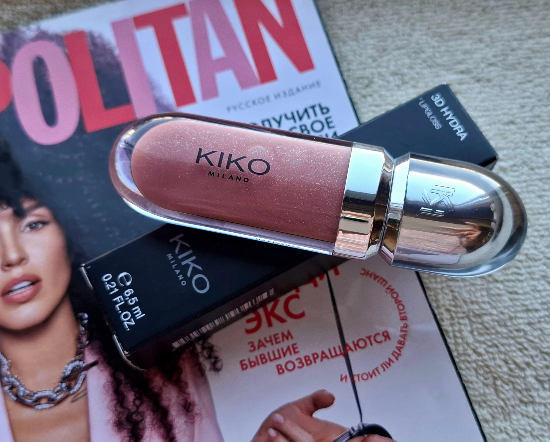 Новые Блески KIKO Milano 3D Hydra Lipgloss с трёхмерным эффектом объёма губ. Оригинал. - миниатюра 6