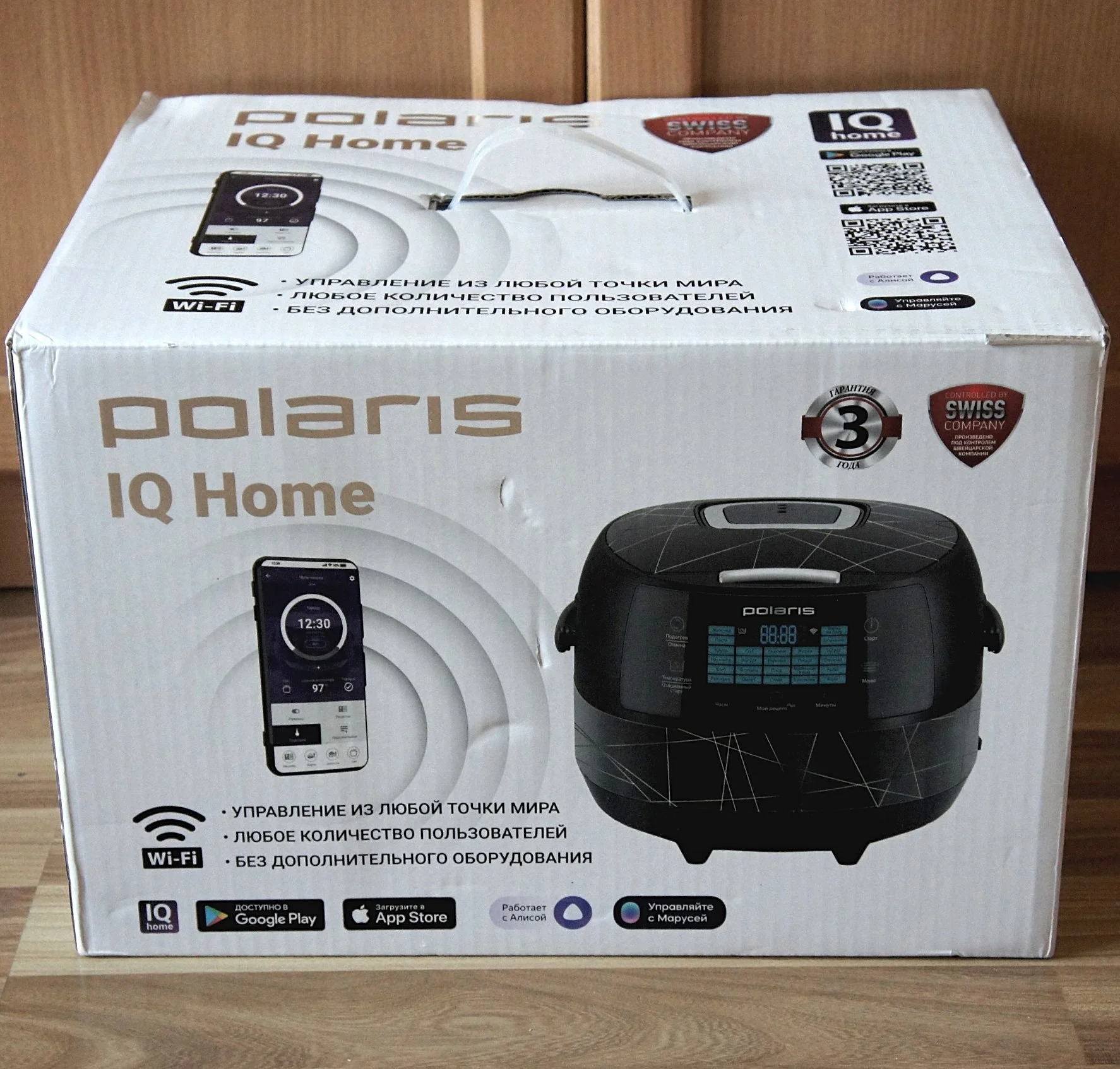 Умная Мультиварка POLARIS IQ Ноmе с функцией Wi-Fi, Полная Комплектация. - миниатюра 2