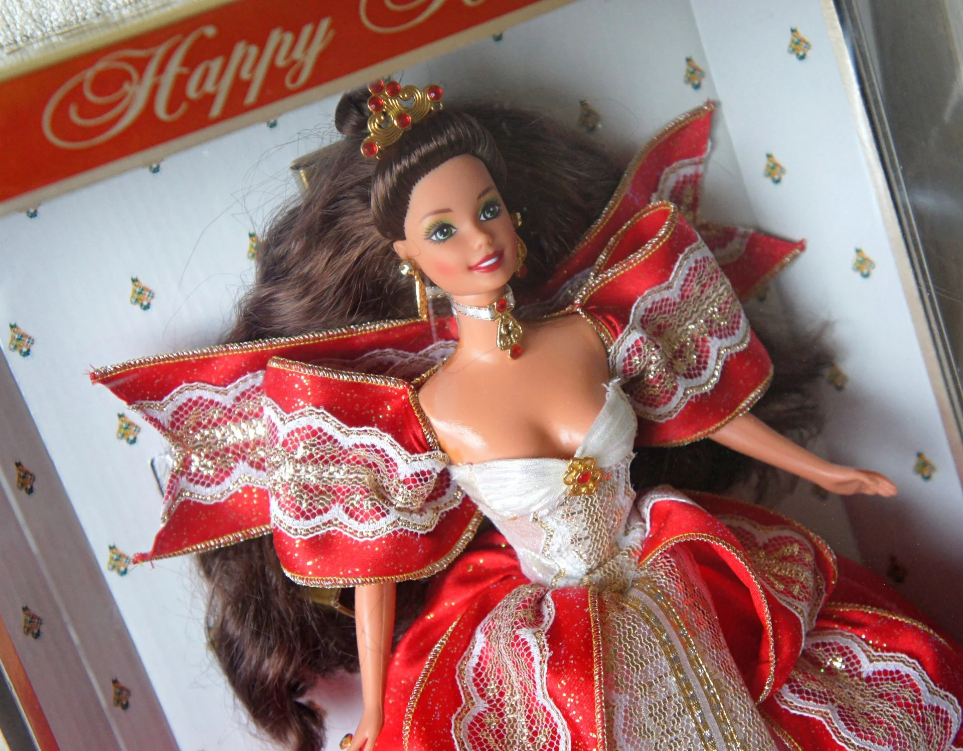 Коллекционная Кукла BARBIE Happy Holidays Special Edition 1997 год - миниатюра 4