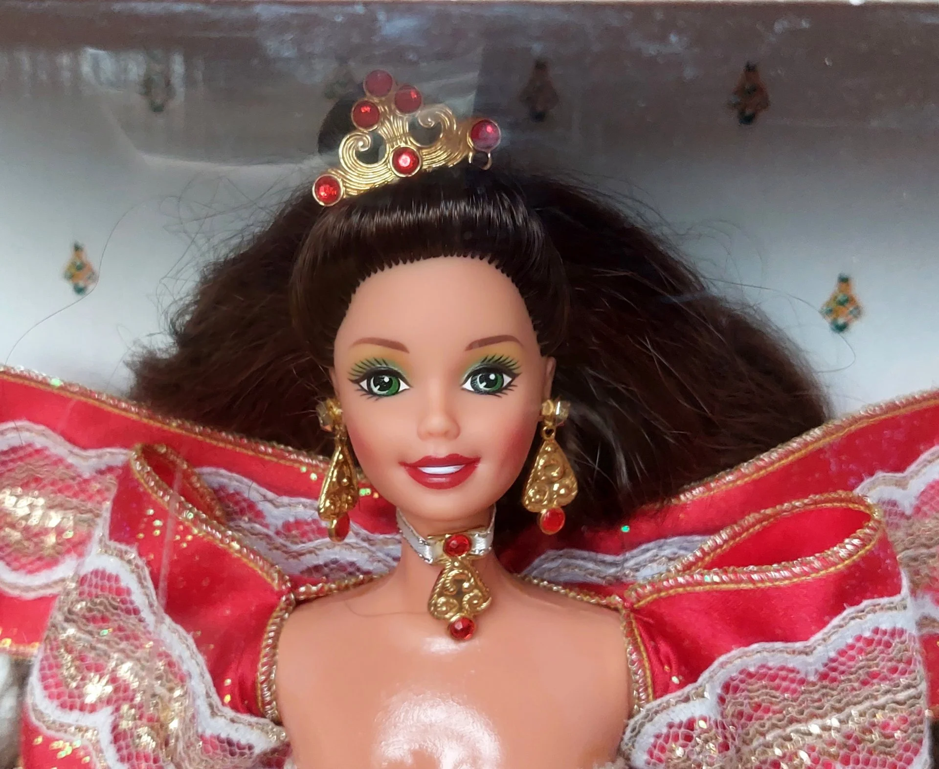 Коллекционная Кукла BARBIE Happy Holidays Special Edition 1997 год - миниатюра 7