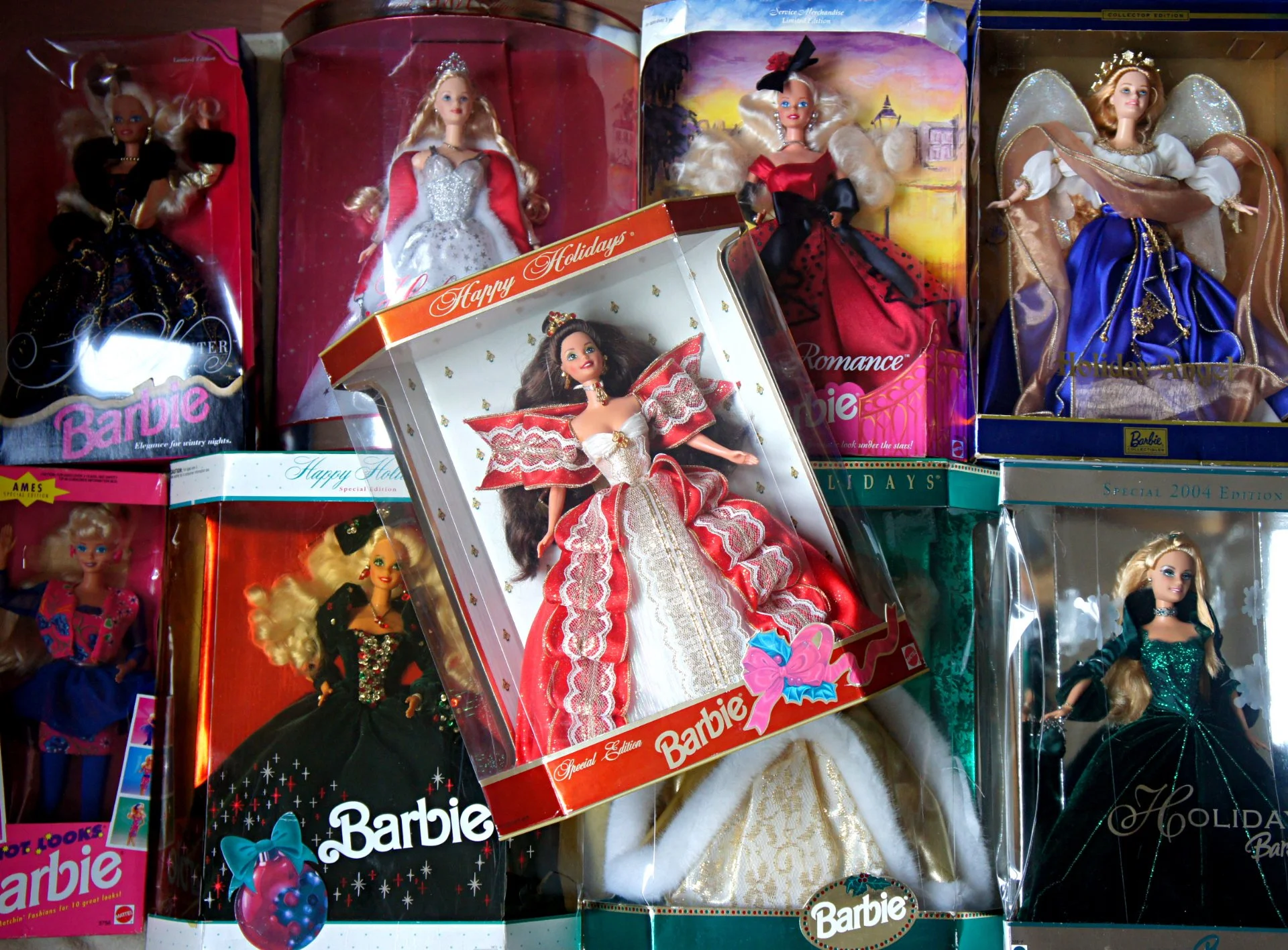 Коллекционная Кукла BARBIE Happy Holidays Special Edition 1997 год - миниатюра 9
