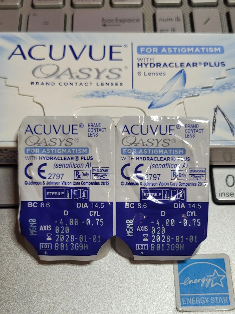 Acuvue Oasys for Astigmatism, 2-х недельные. - миниатюра 5